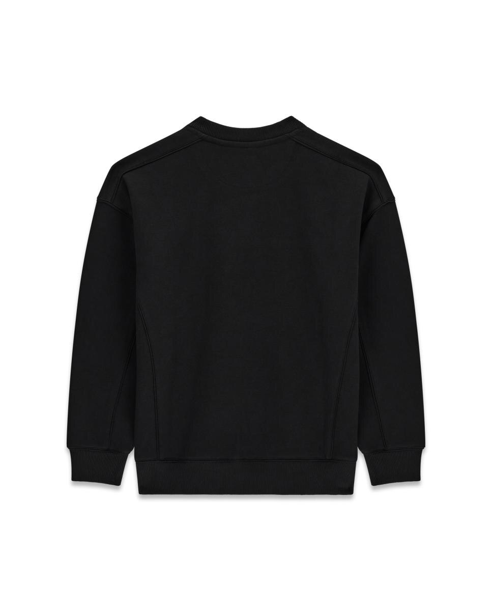Sweatshirt sem Capuz Preto-2