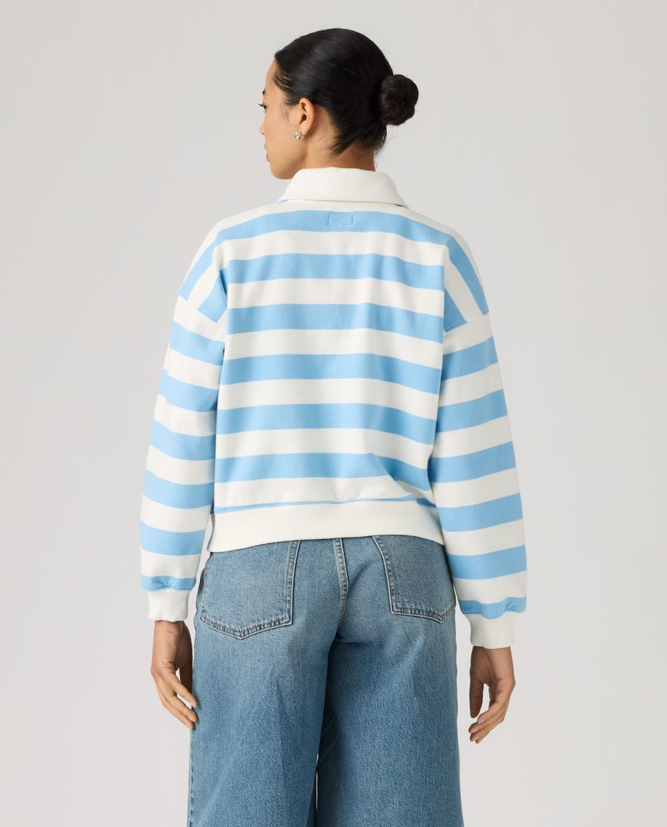 Sweatshirt com colarinho de pólo Multicolor-2