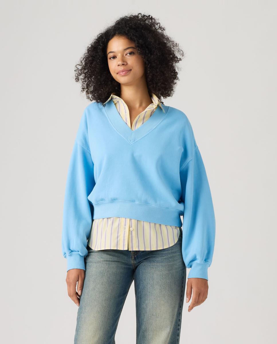 Imagem 0 de Sweatshirt com decote em bico