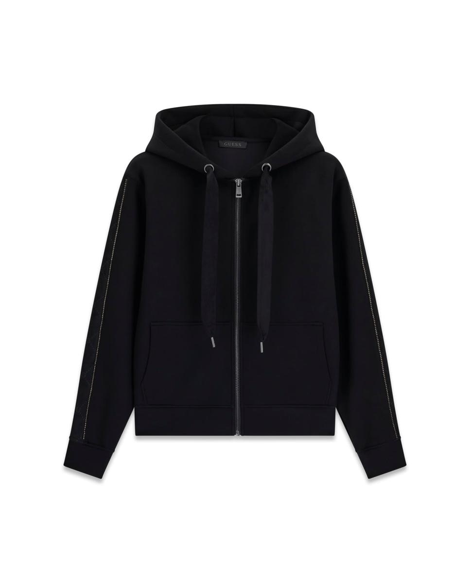 Sweatshirt com manga comprida Preto-5