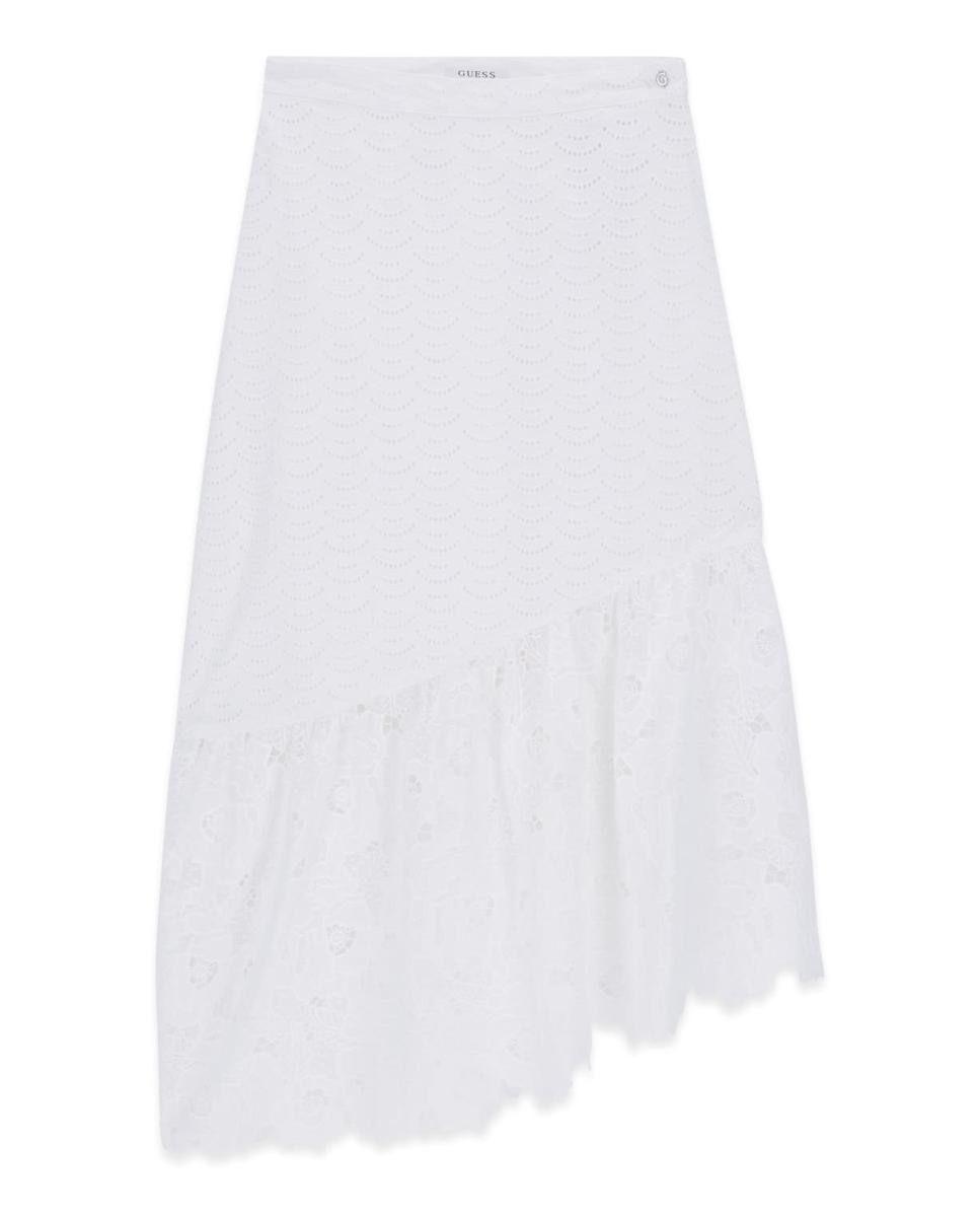 Saia comprida Branco-6