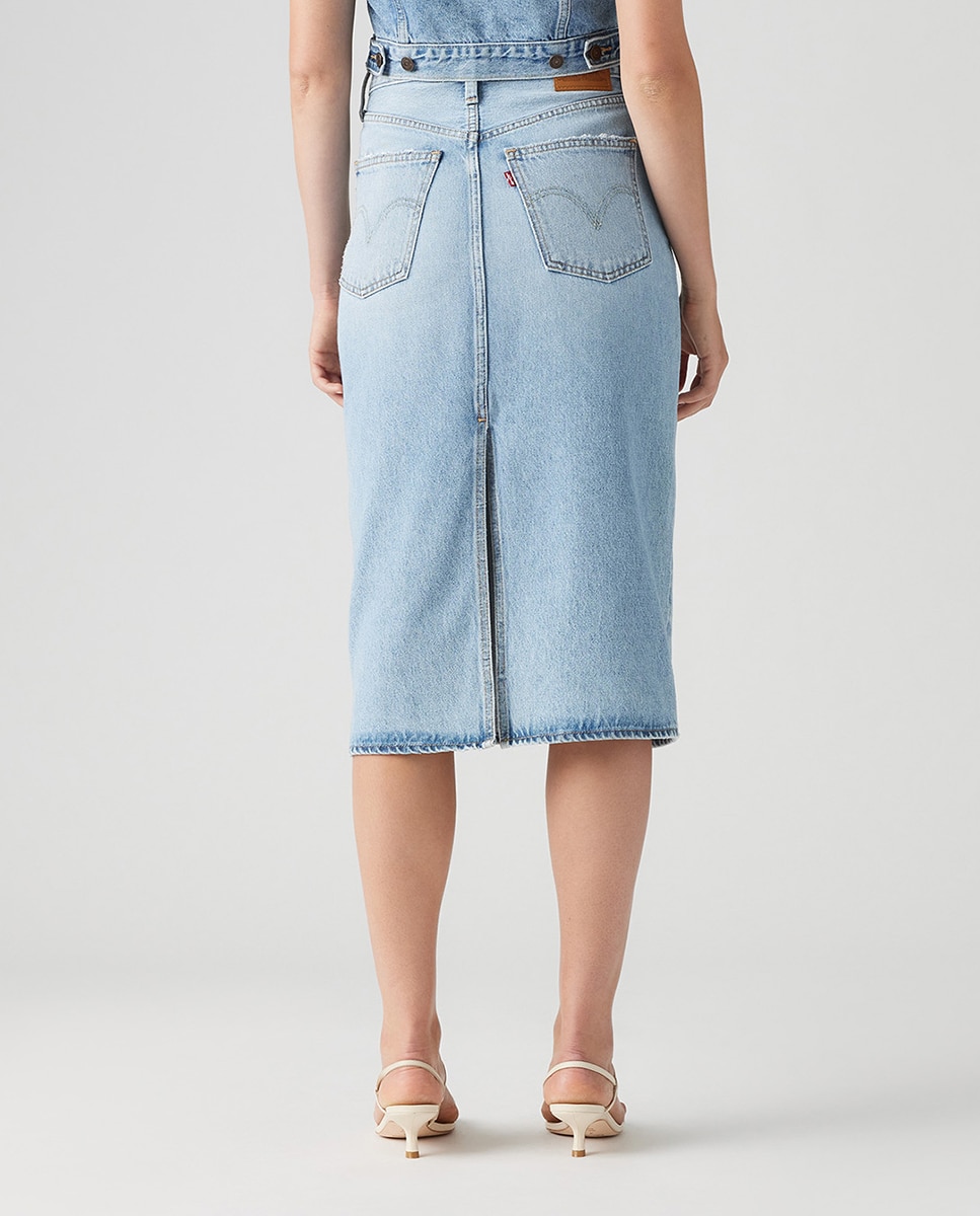 Saia de Ganga Midi Slim Azul-claro-3
