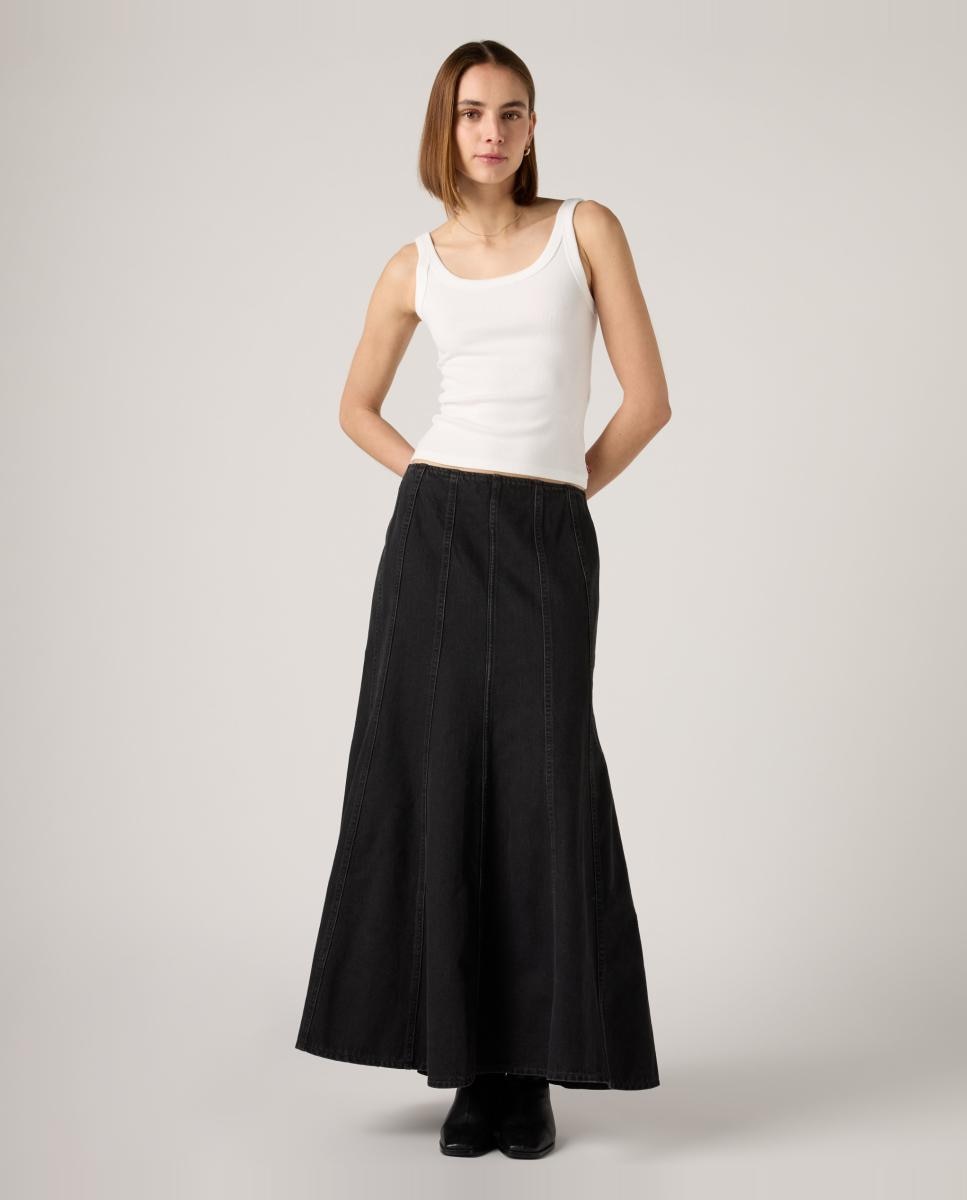 Imagen 4 de Falda larga vaquera Seamed - Levi's - Azul Azul