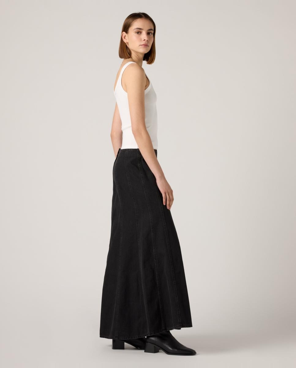Imagen 5 de Falda larga vaquera Seamed - Levi's - Azul Azul