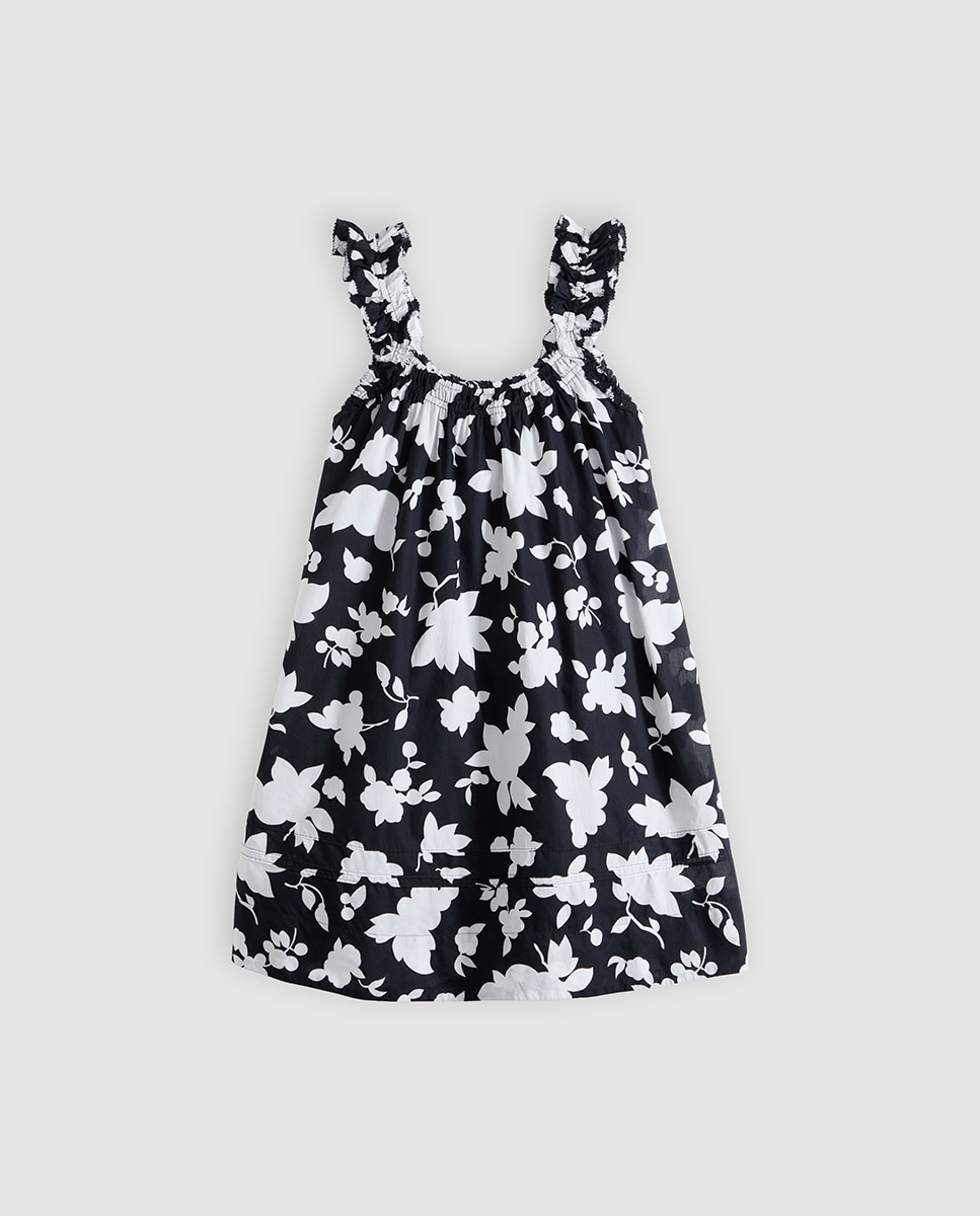 Vestido curto de alças Multicolor-6