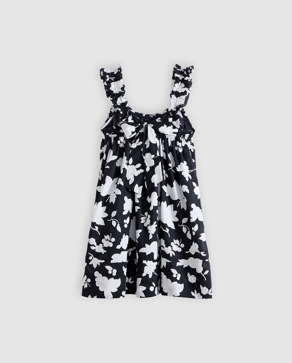 Vestido curto de alças Multicolor-7
