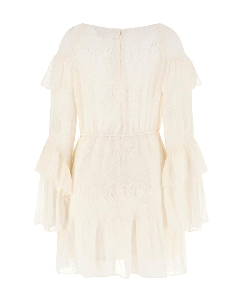 Vestido curto de mulher Creme-6