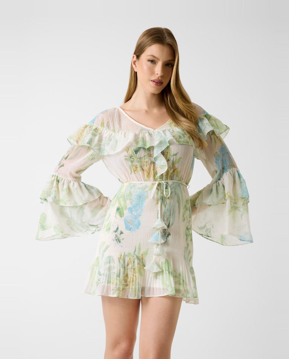 Vestido curto de mulher Multicolor-2
