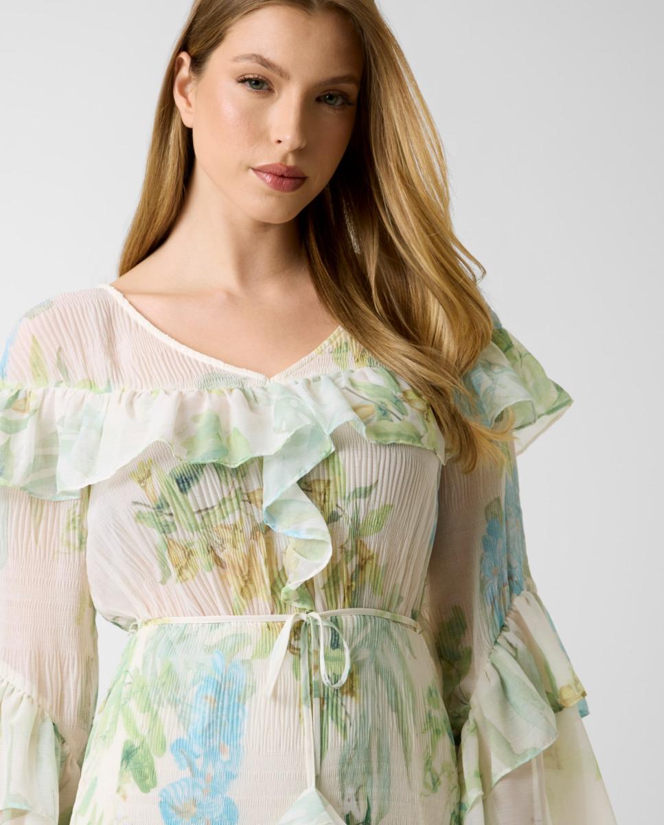 Vestido curto de mulher Multicolor-3