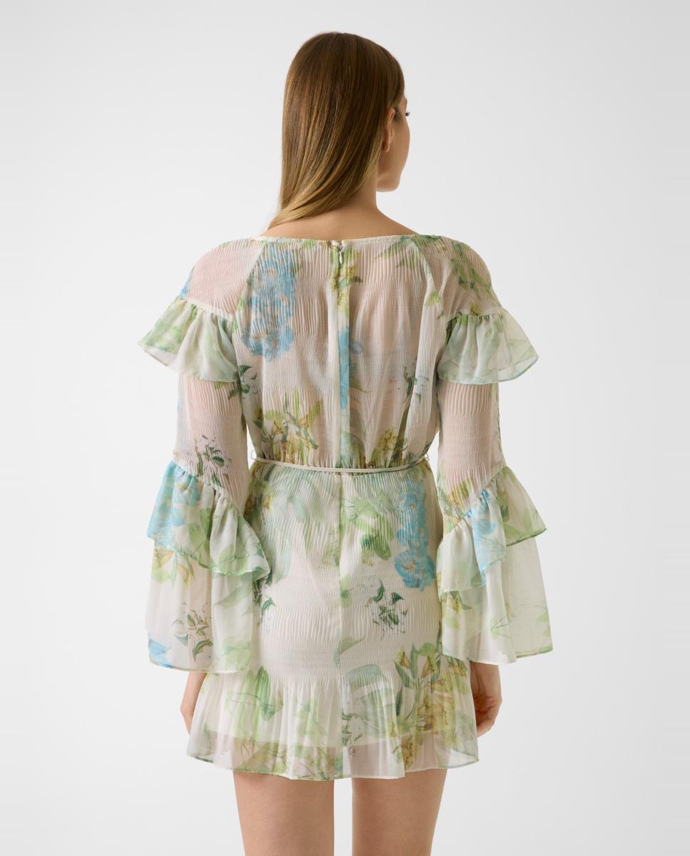 Vestido curto de mulher Multicolor-4