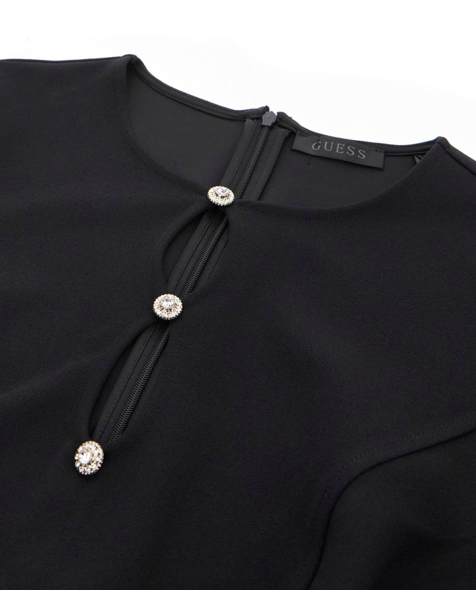 Imagen 6 de Vestido de manga larga de mujer - Guess - Negro Negro