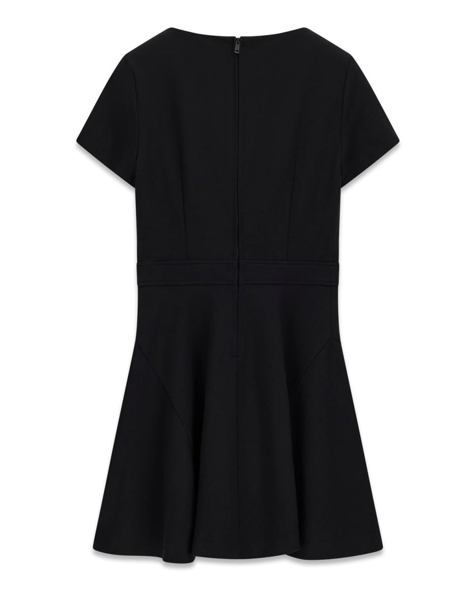 Vestido de manga corta de mujer - Guess - Negro Negro-5