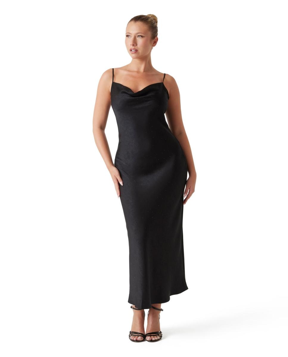 Guess - Vestido largo de tirantes de mujer.