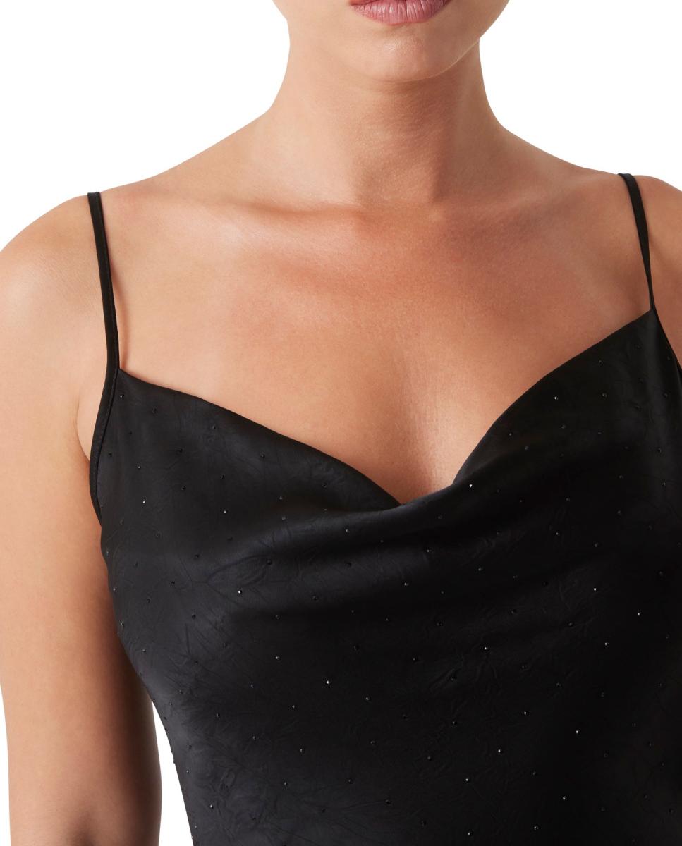 Vestido Comprido de Alças Preto-3