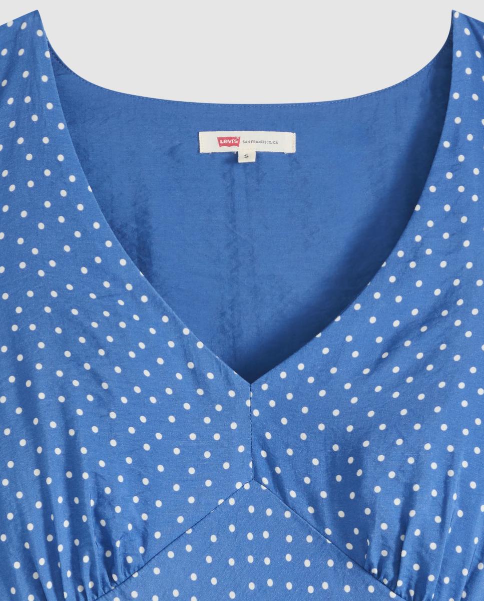 Vestido comprido sem mangas Azul-claro-6