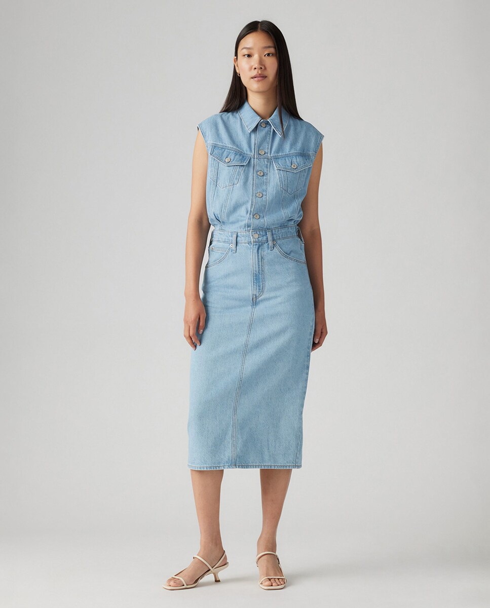 Vestido vaquero midi sin mangas · Levi's · El Corte Inglés