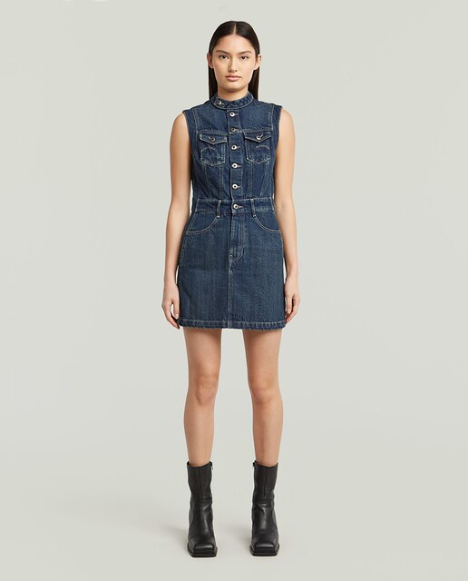 Imagem 0 de Vestido Slim Justo com Botões