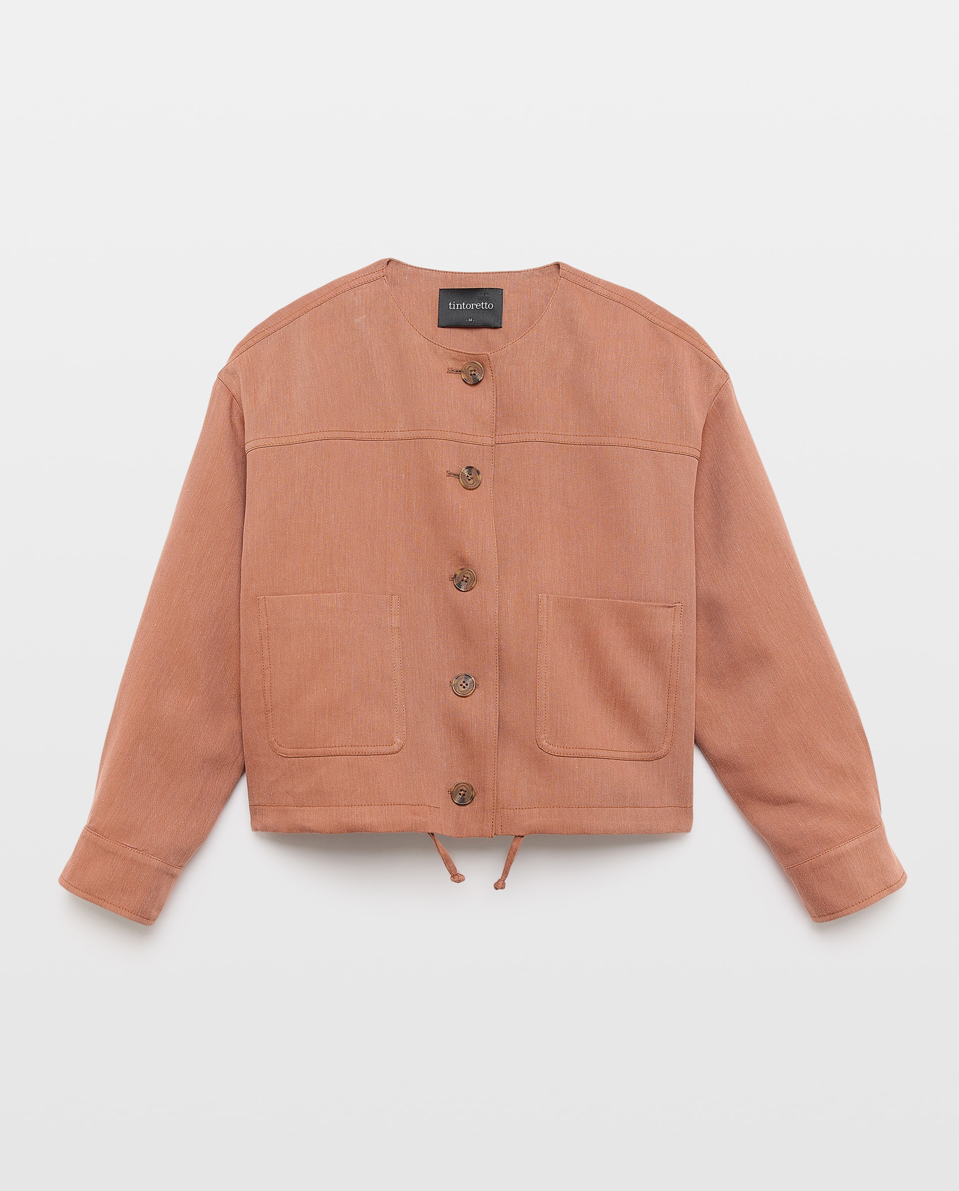 Chaqueta bomber traje de mujer - Tintoretto - 770 Terracota 770 Terracota-5