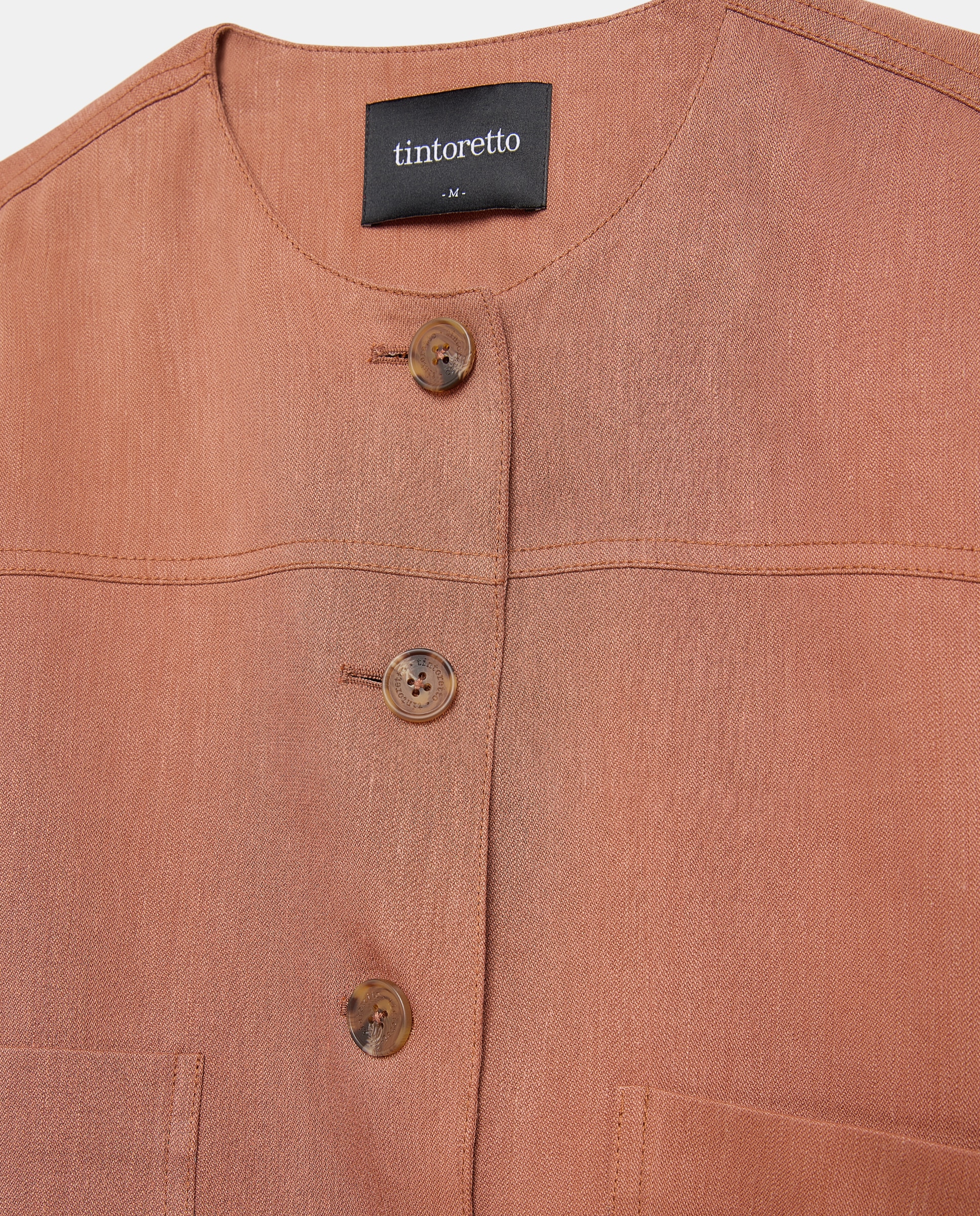 Chaqueta bomber traje de mujer - Tintoretto - 770 Terracota 770 Terracota-6