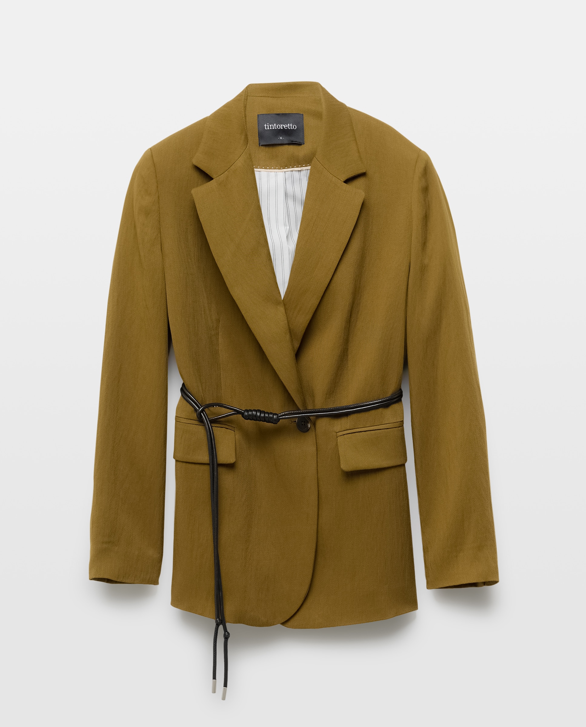 Blazer de Fato Liso 560 Azeitona-5
