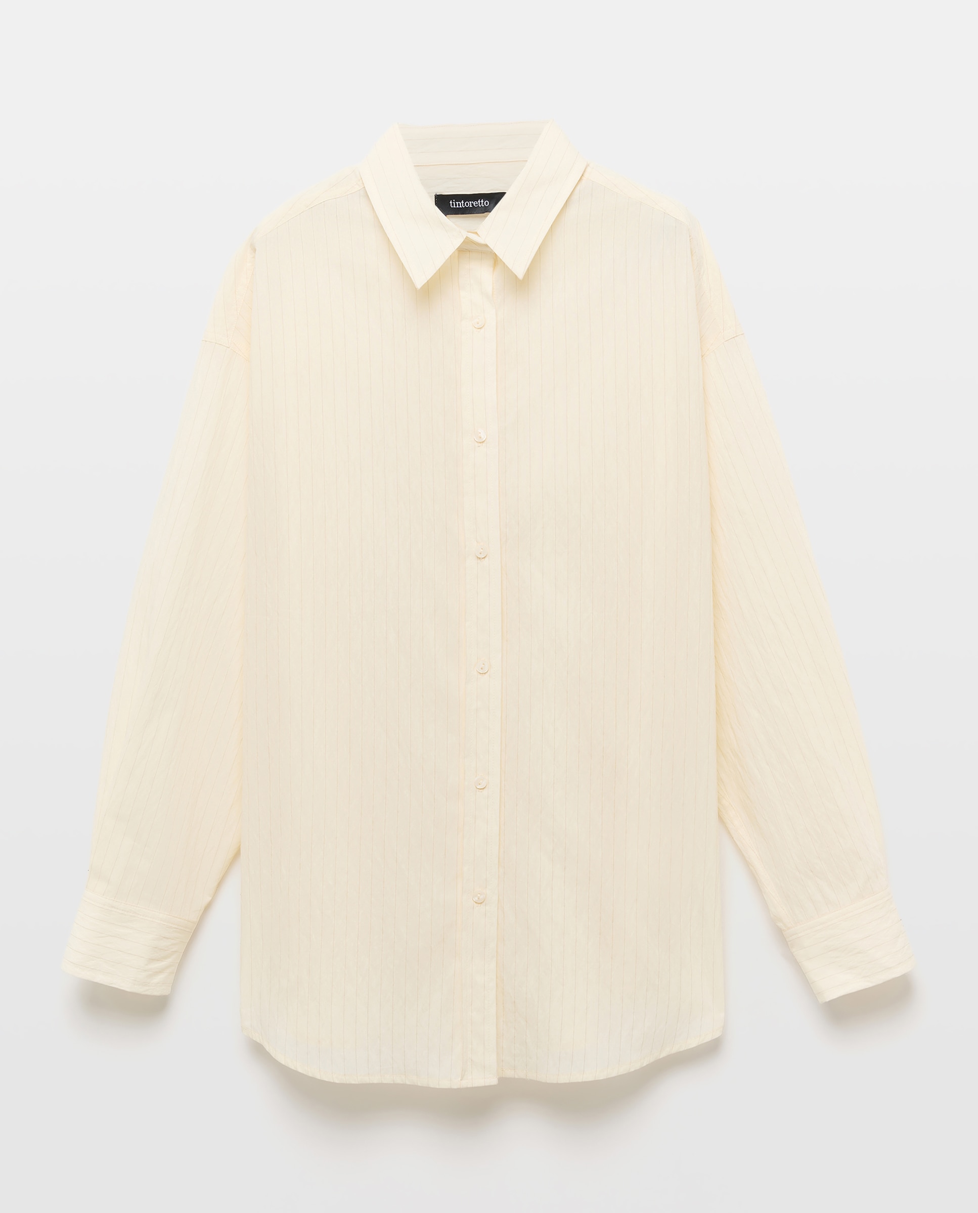 Blusa de Manga Comprida Estampada Branco-5