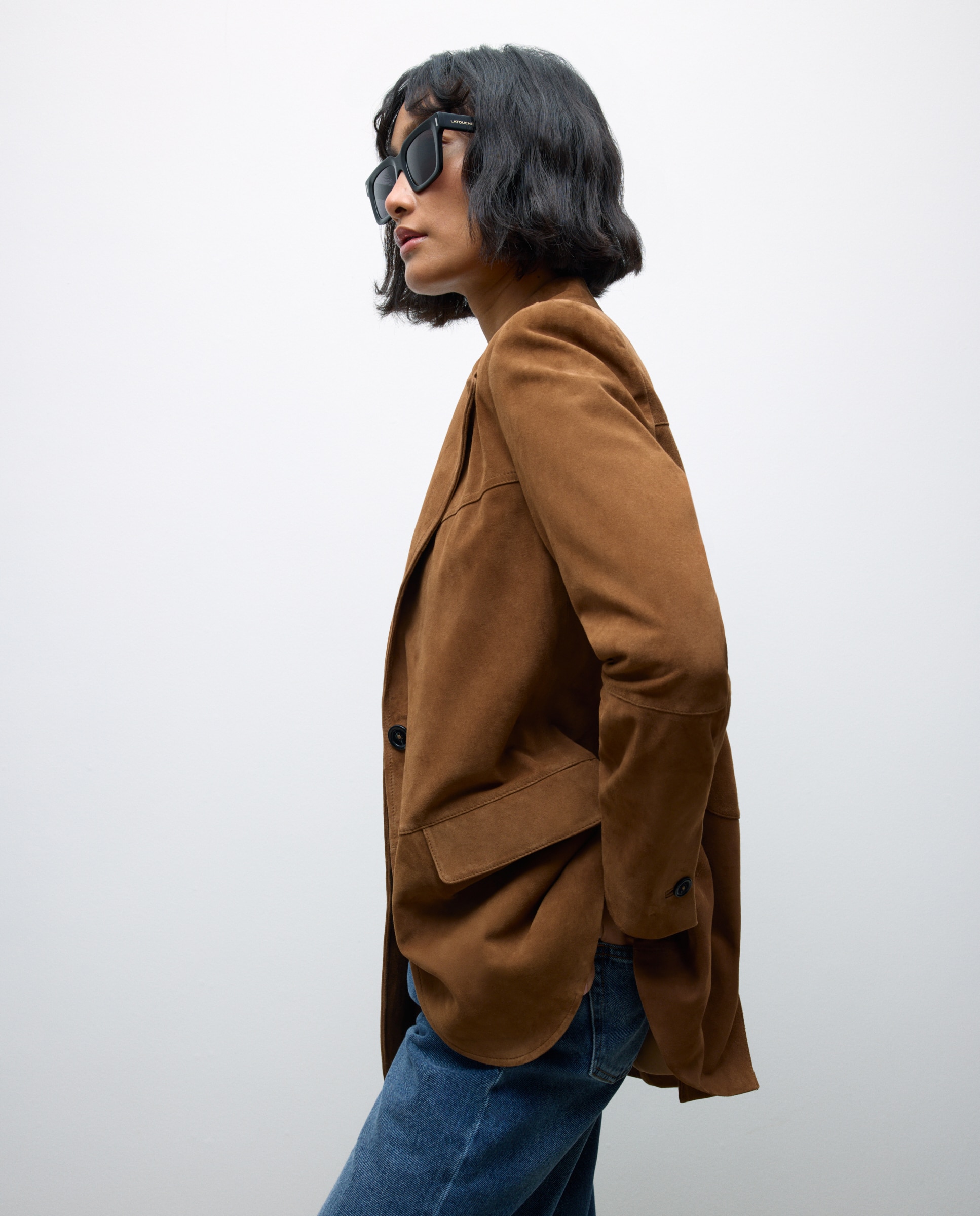 Blazer de Camurça 730 Camel-2