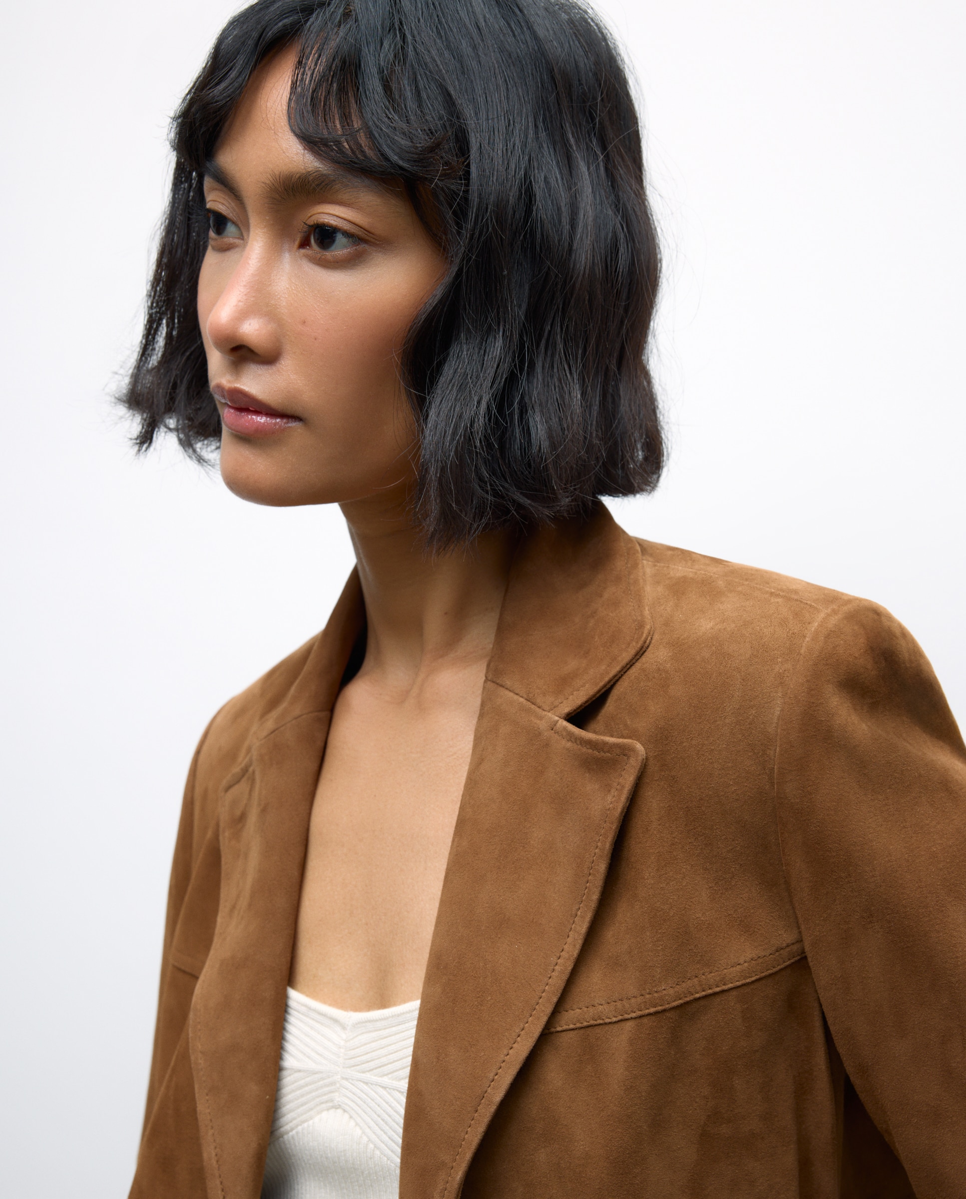 Blazer de Camurça 730 Camel-3