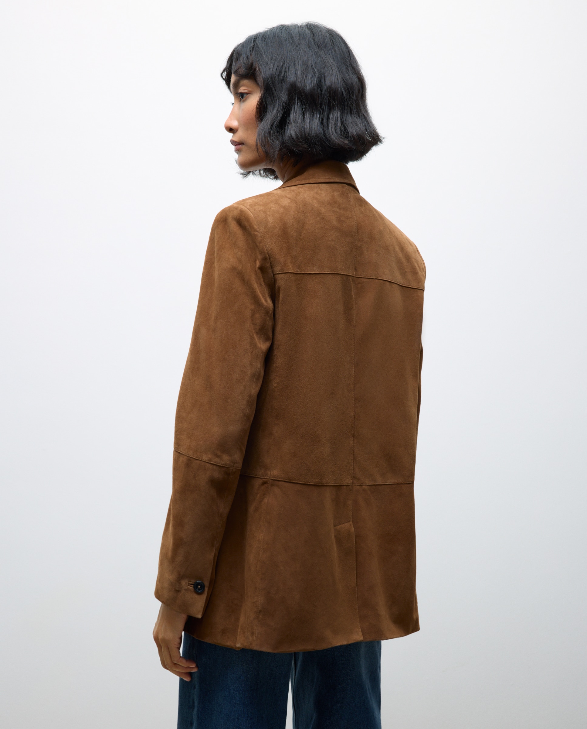 Blazer de Camurça 730 Camel-4