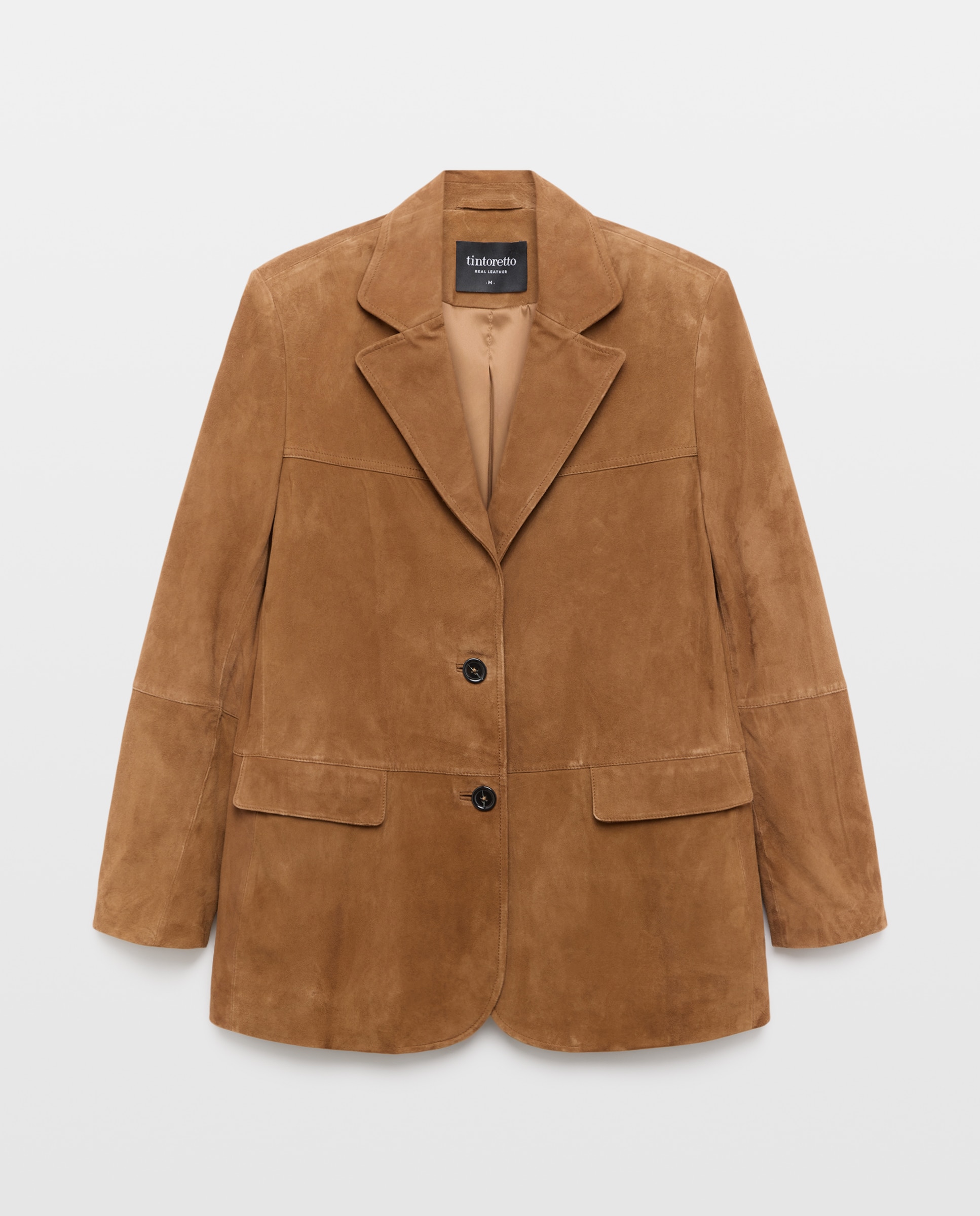Blazer de Camurça 730 Camel-5