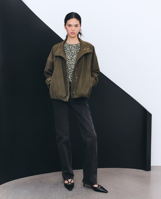Pantalón denim de mujer recto