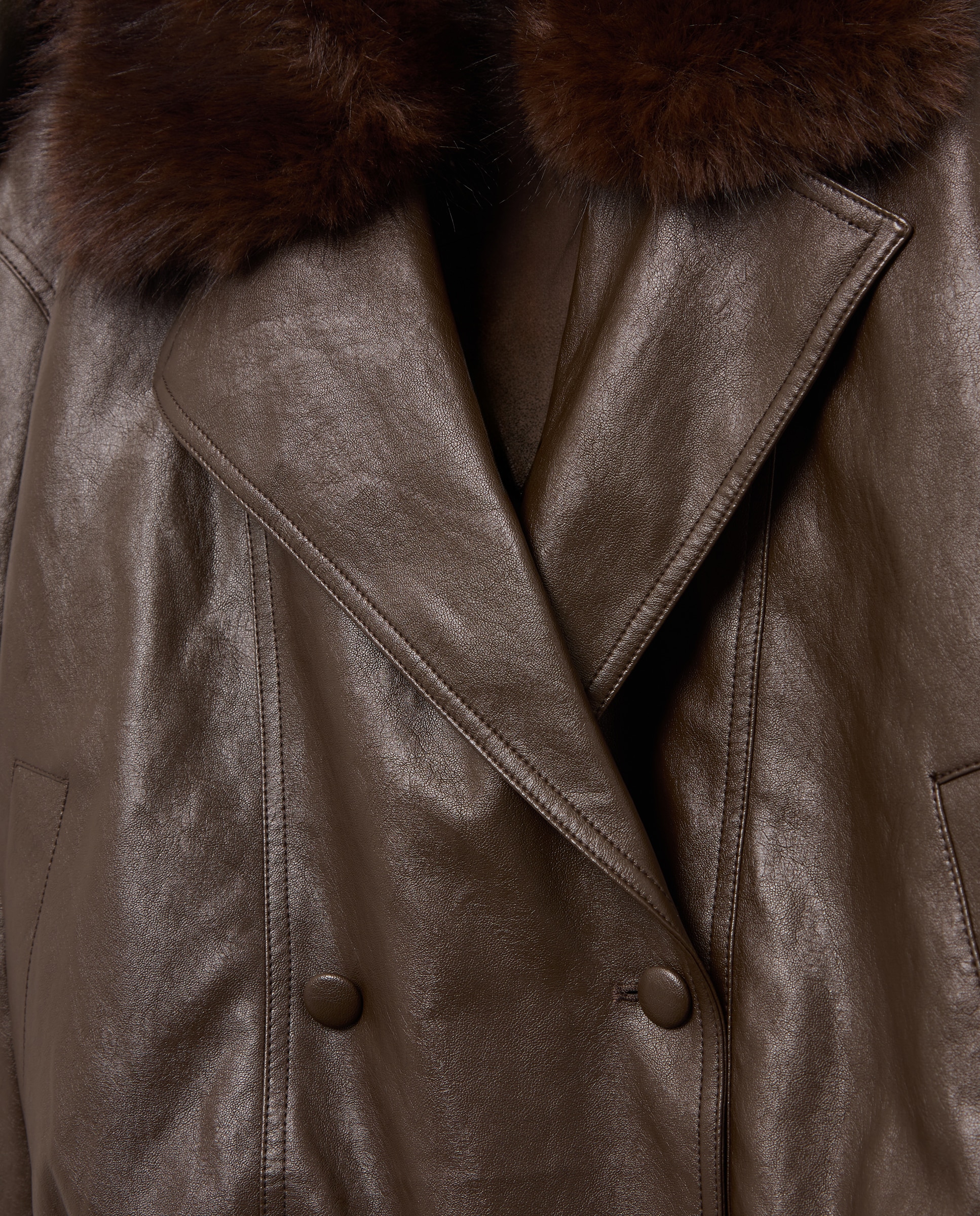 Chaqueta lisa con botones de mujer - Tintoretto - 520 Kaki 520 Kaki-2