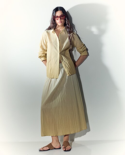 Falda lisa dip dye