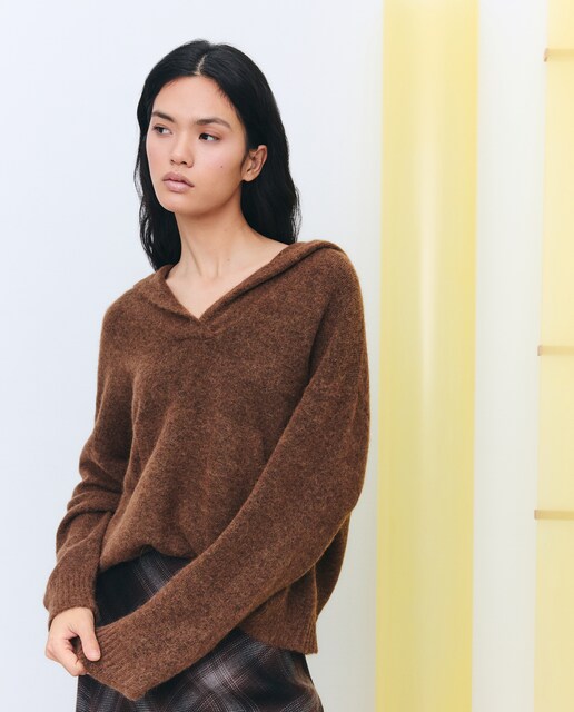 Jersey de mujer con capucha