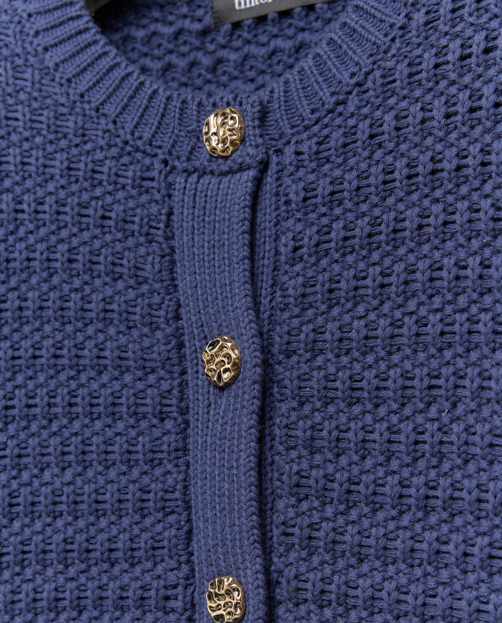 Cárdigan cuello caja rayas de mujer - Tintoretto - 400 Azul 400 Azul-6