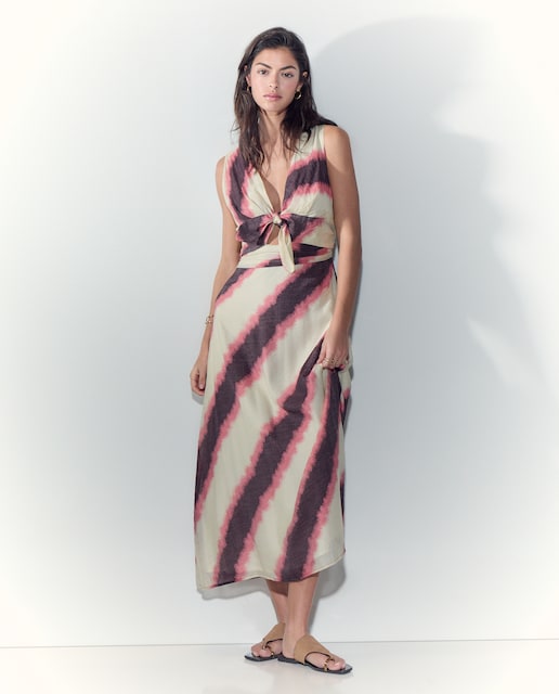Vestido sin mangas midi