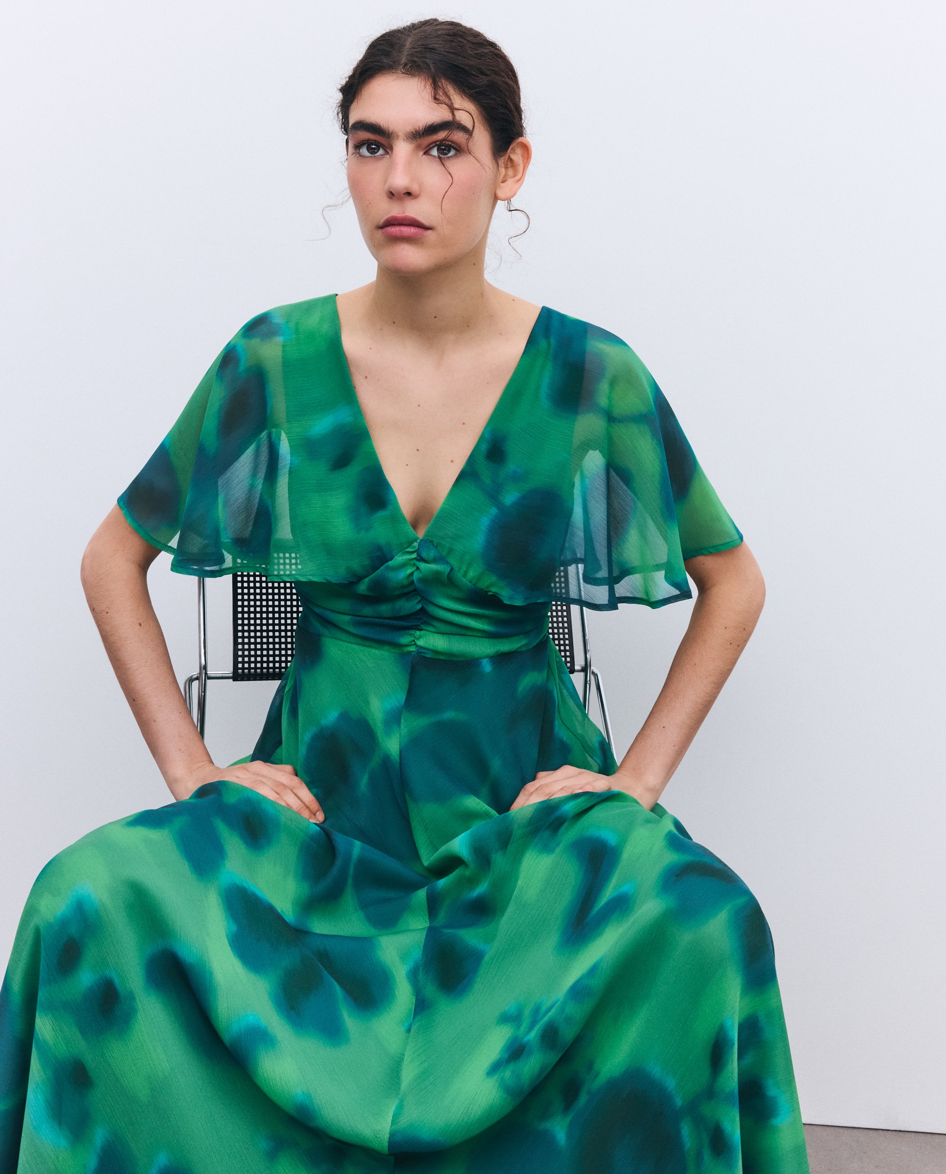 Imagem 0 de Vestido comprido estampado