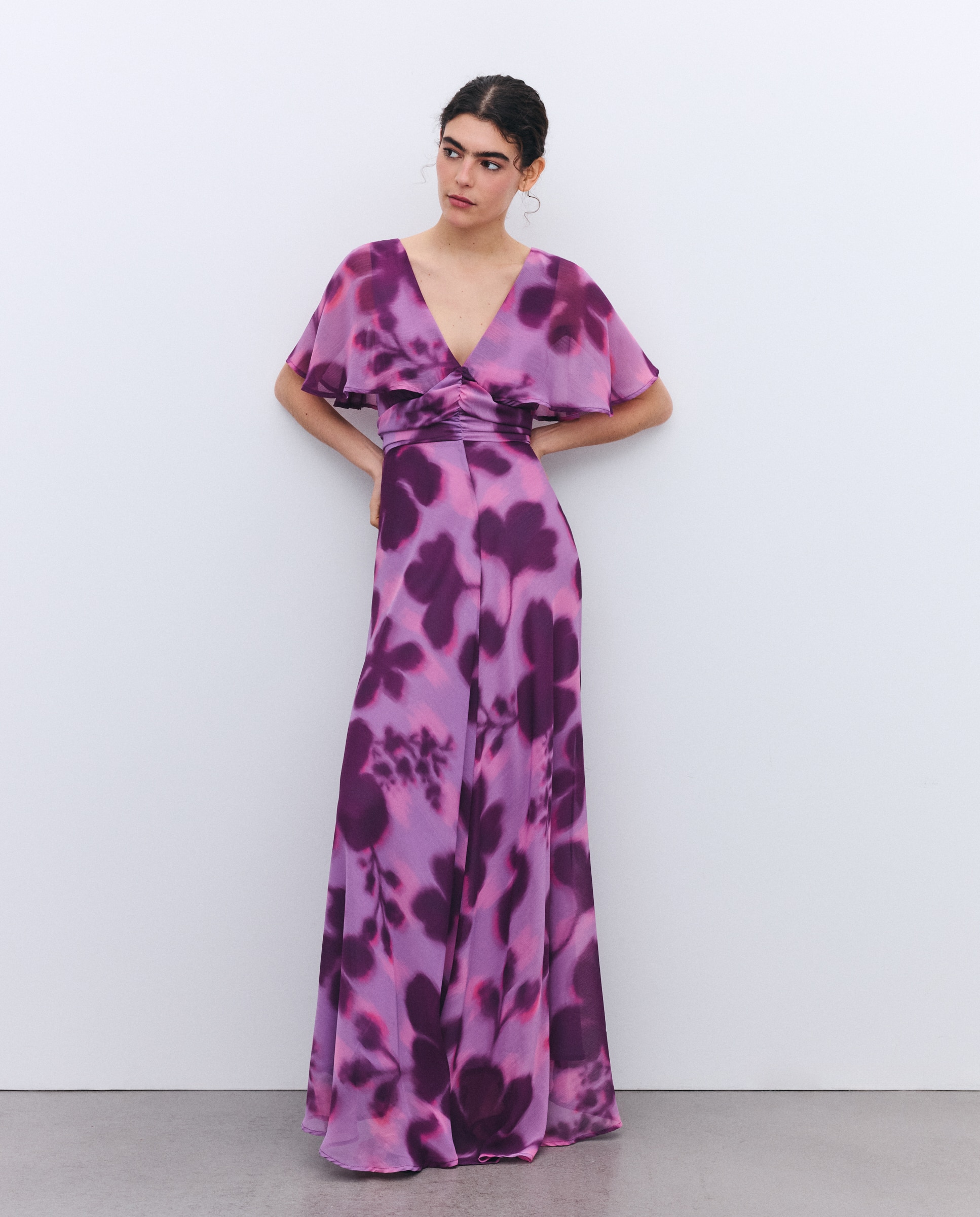 Imagem 0 de Vestido comprido estampado