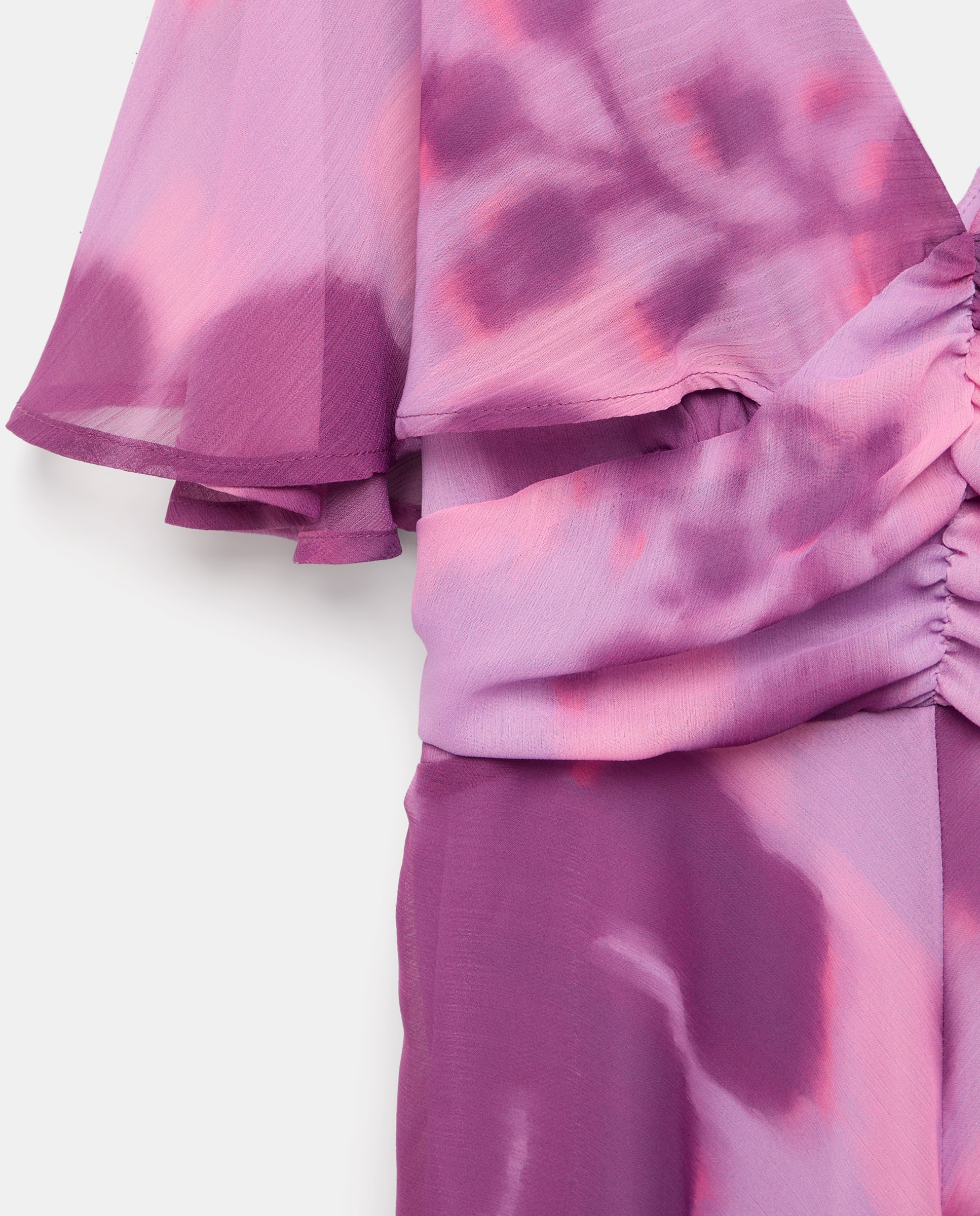 Vestido comprido estampado Rosa-6