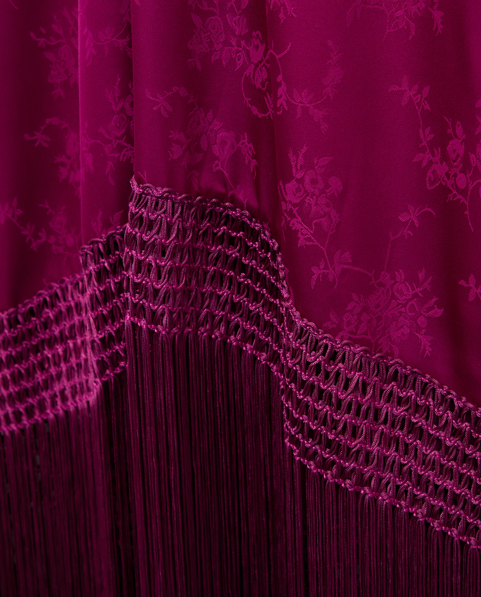 Vestido con flecos y cuello halter - Tintoretto - Purpura Purpura-6