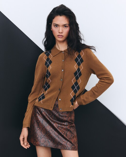 Chaqueta de mujer rombos