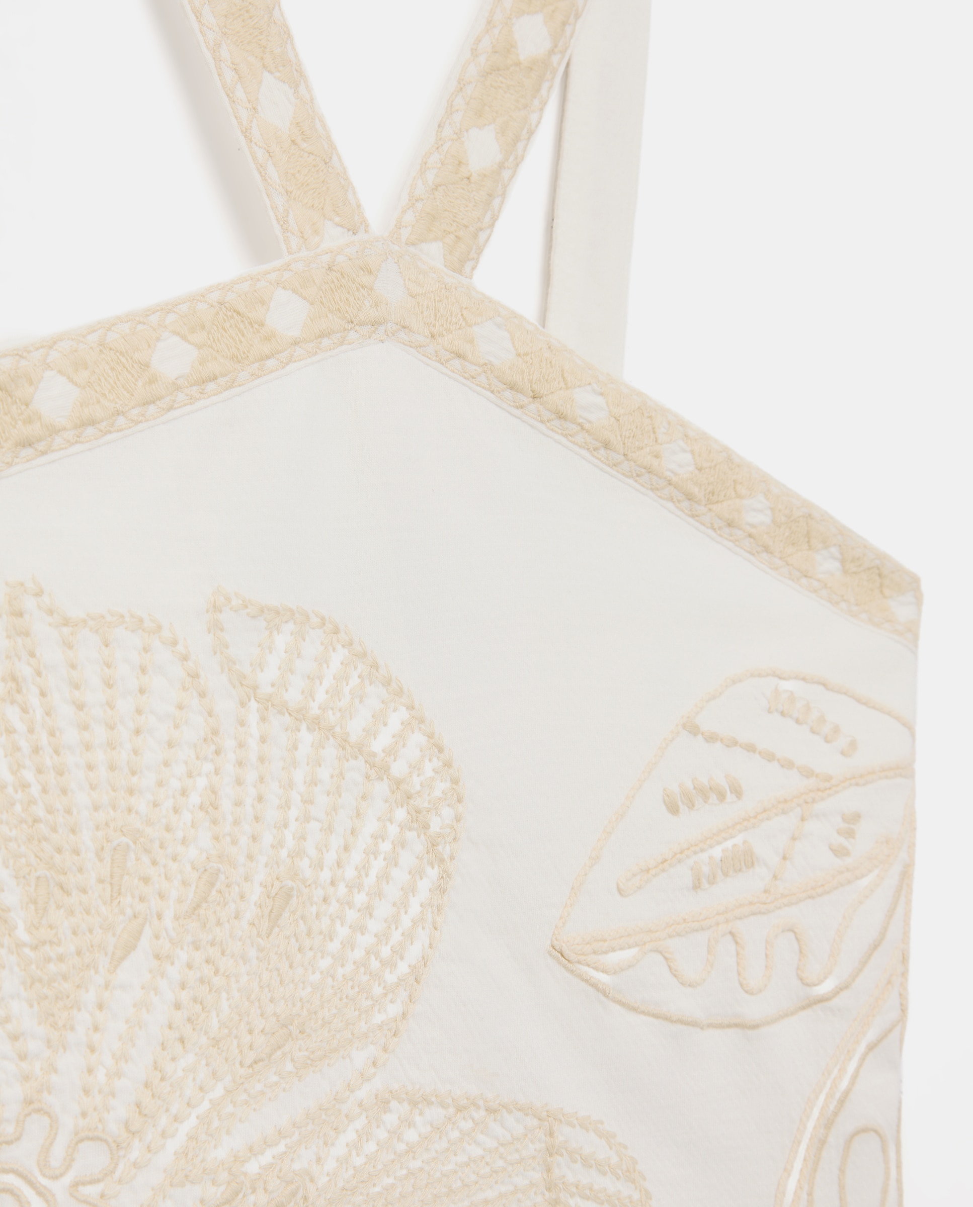 Top Halter com Bordado Branco-marfim-6
