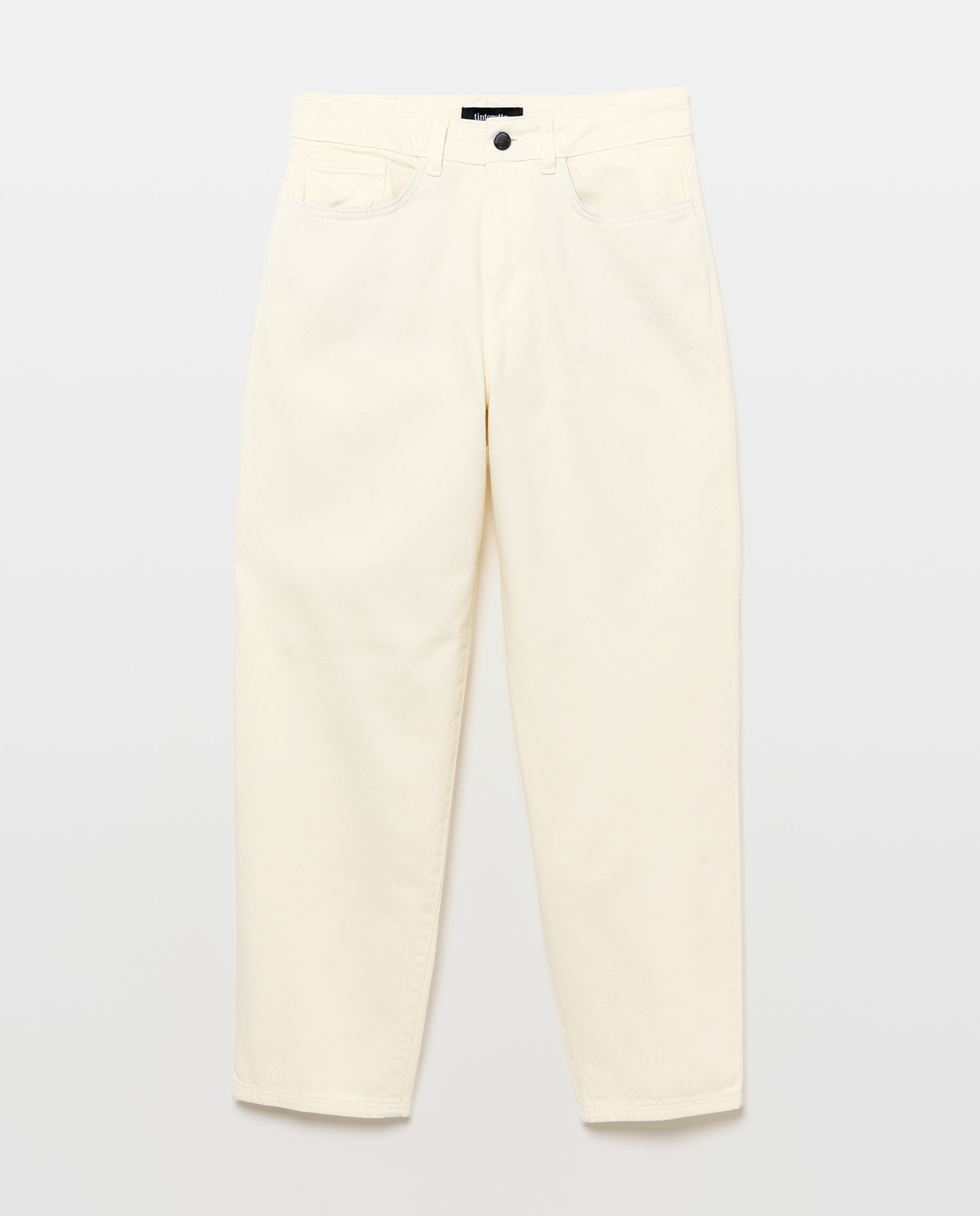 Pantalón ballon fit de mujer - Tintoretto - 120 Crudo 120 Crudo-4