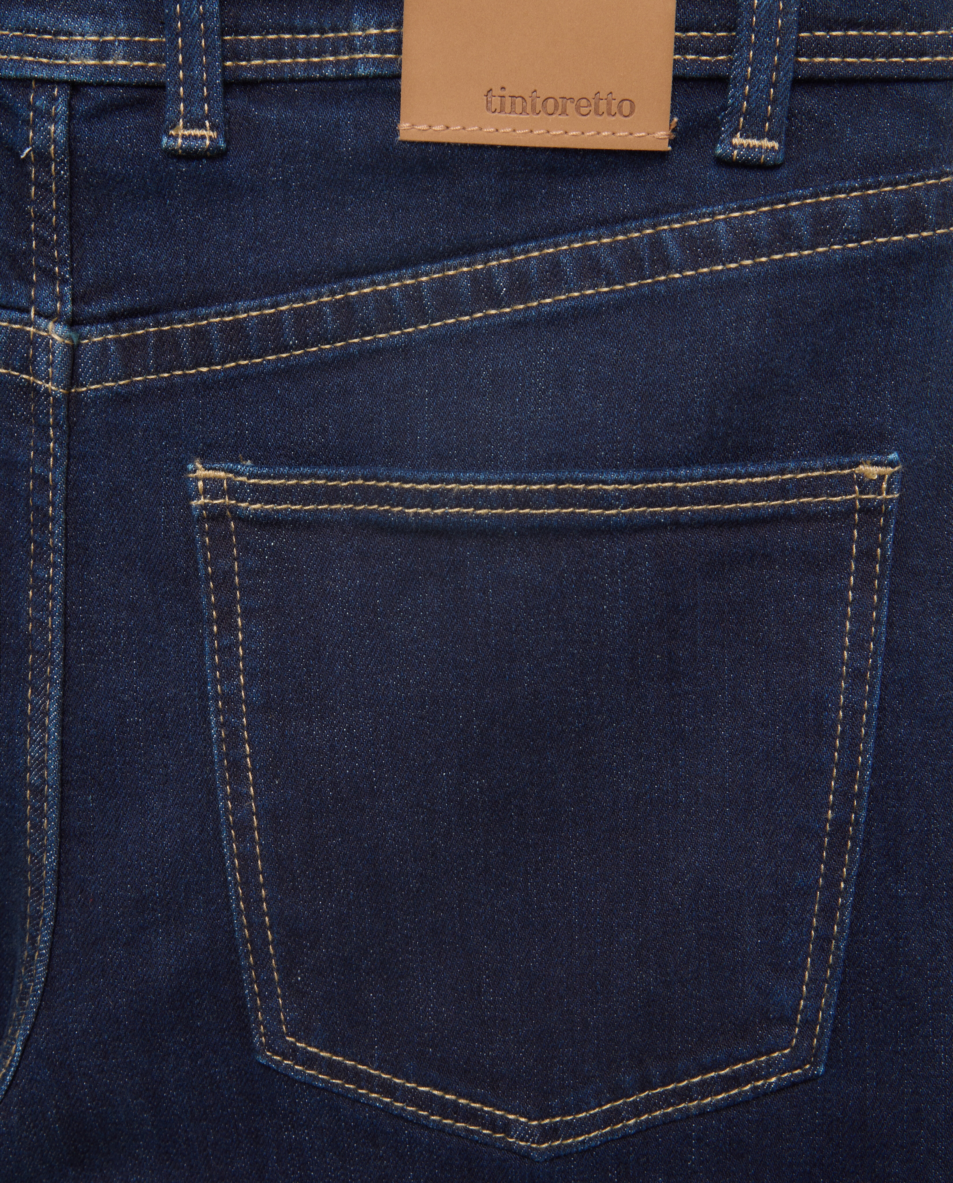 Jeans cropped flare de mujer 5 bolsillos - Tintoretto - Gris oscuro Gris oscuro-5
