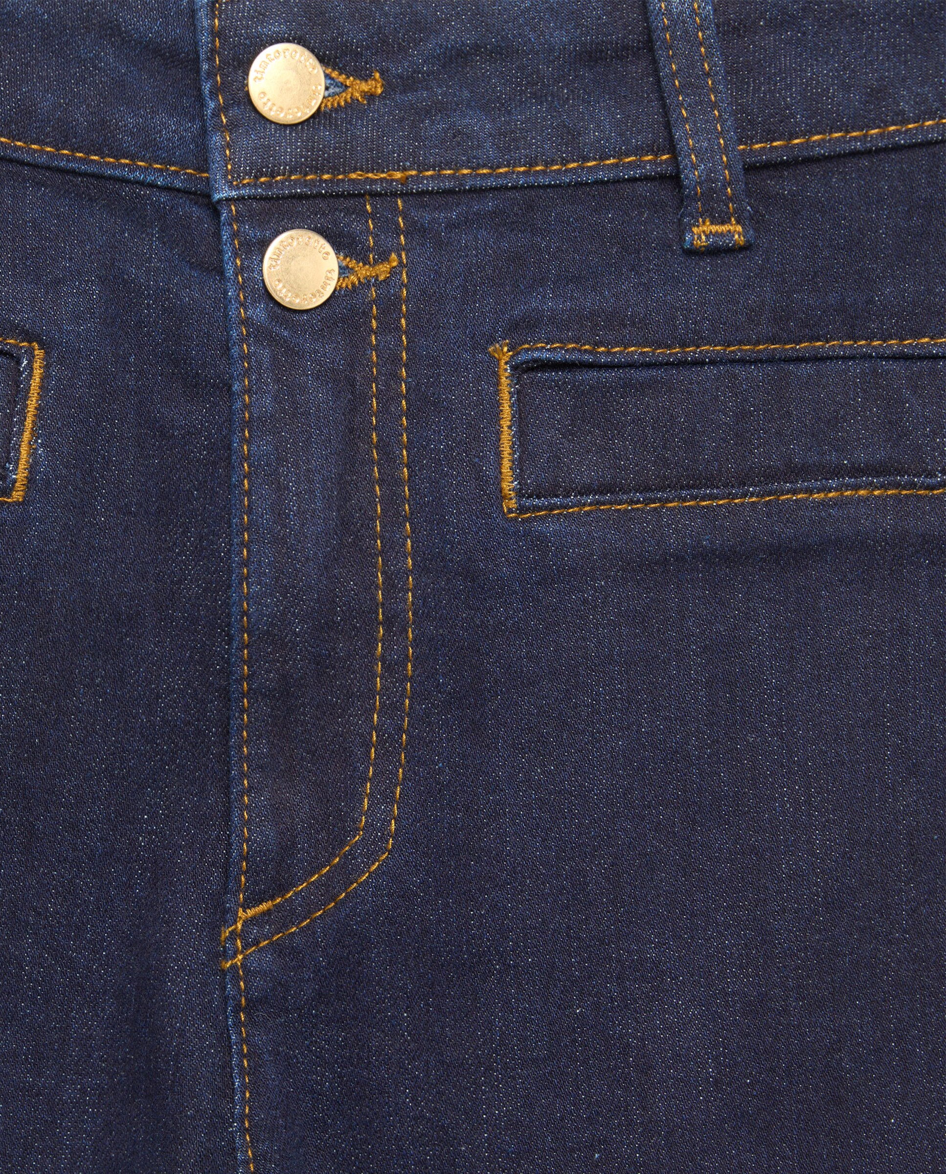 Jeans flare de mujer 2 botones - Tintoretto - Gris oscuro Gris oscuro-5