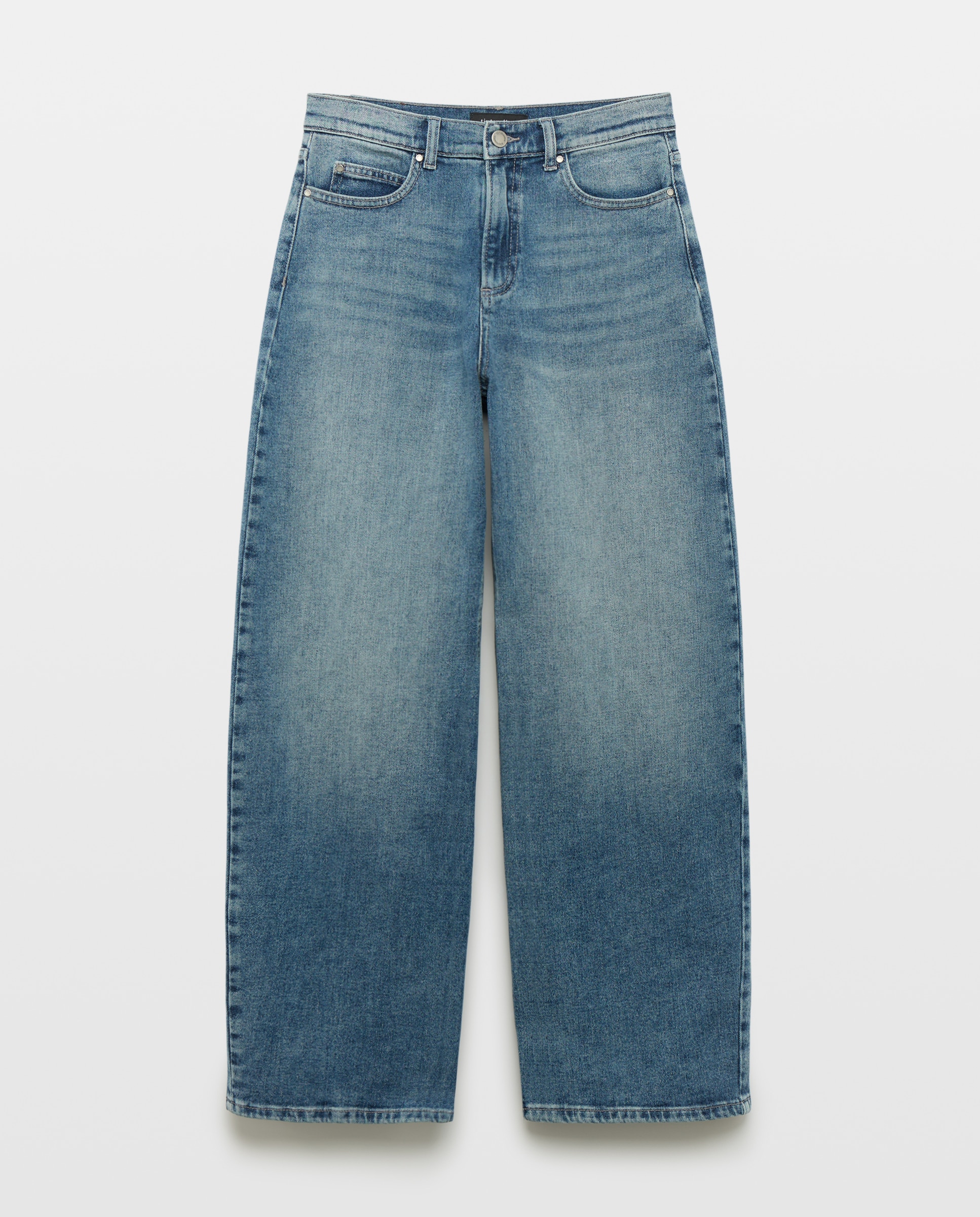 Jeans balloon de mujer 5 bolsillos - Tintoretto - Gris Gris-4