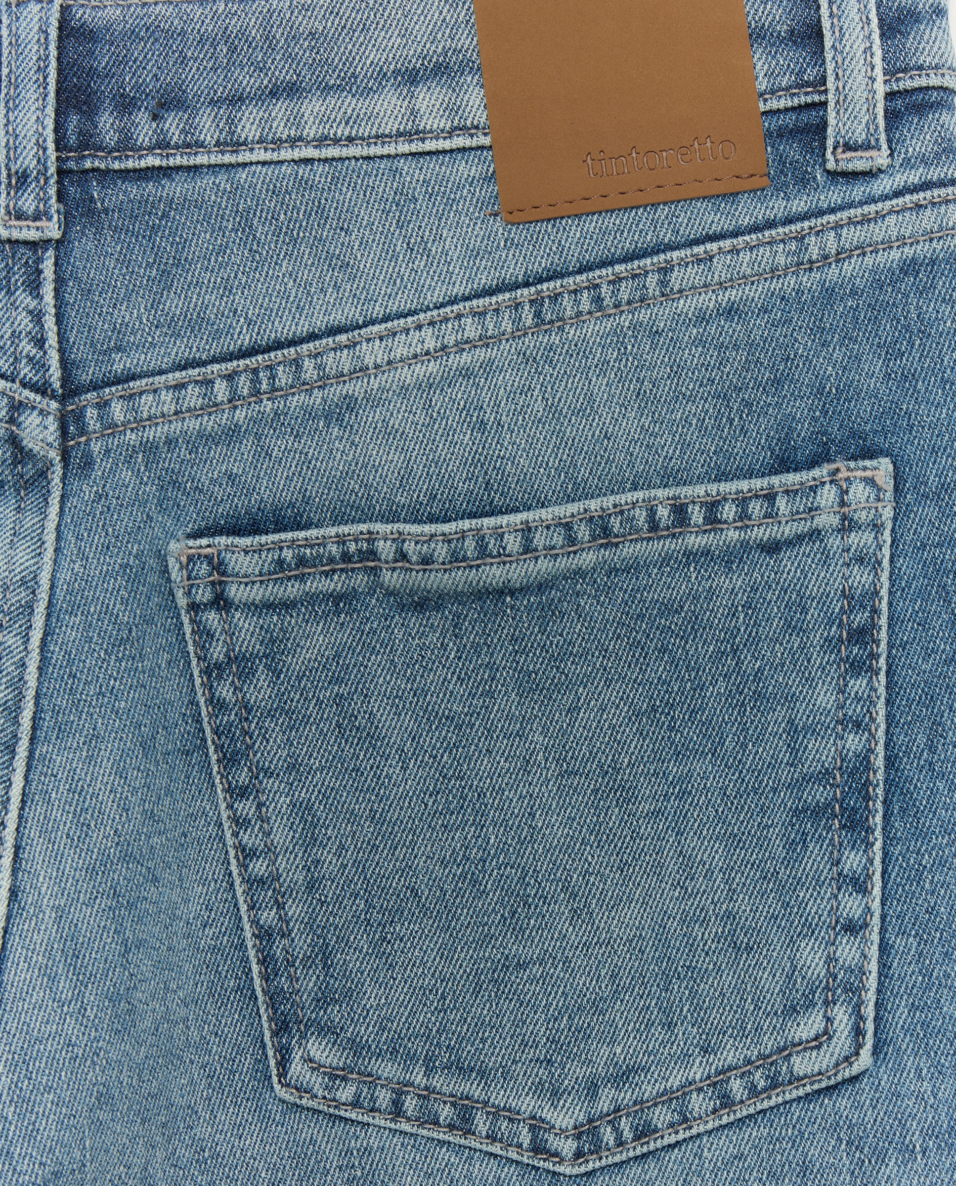 Jeans balloon de mujer 5 bolsillos - Tintoretto - Gris Gris-5