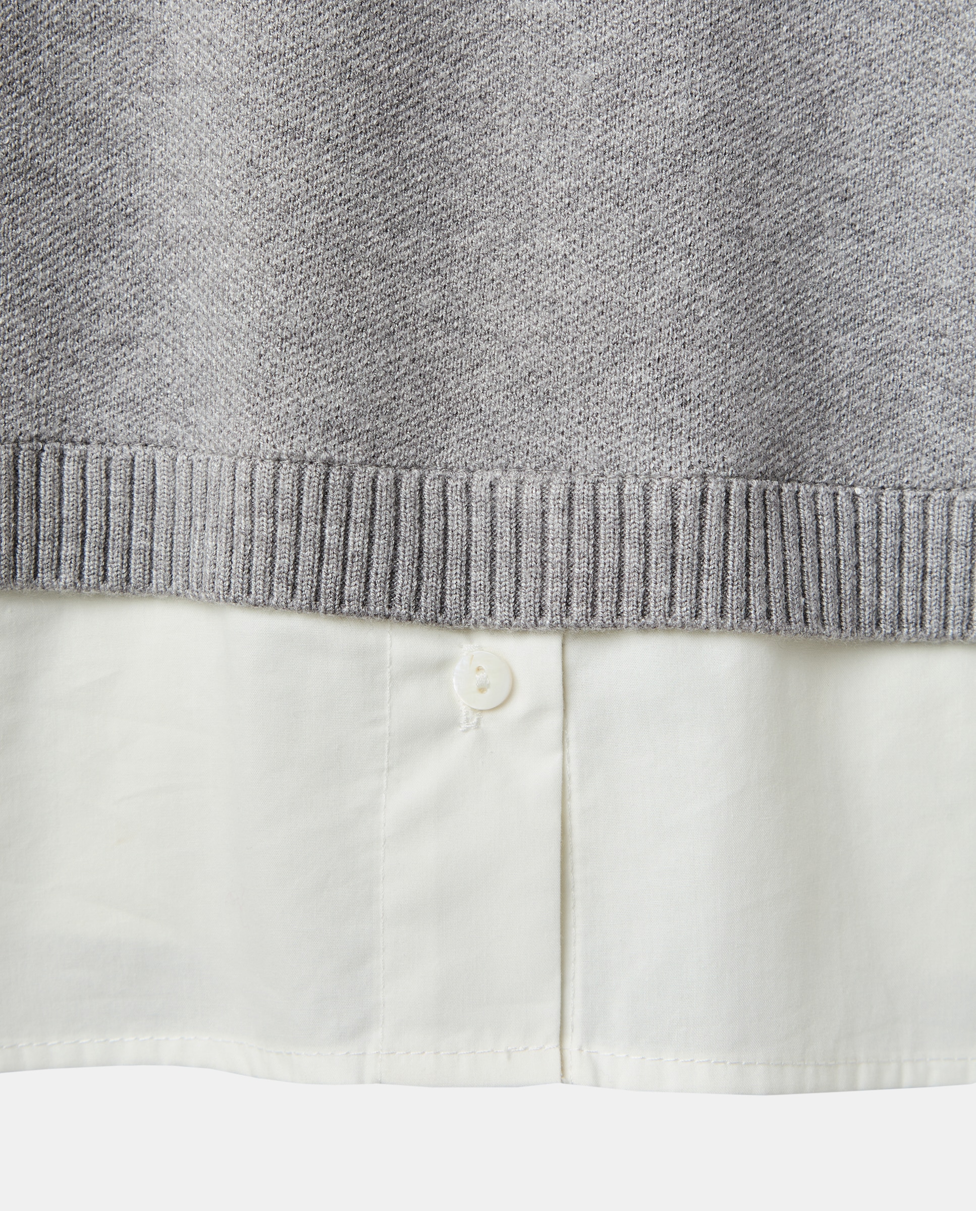 Camisola de malha de mulher com manga comprida e capuz Cinzento-claro-6