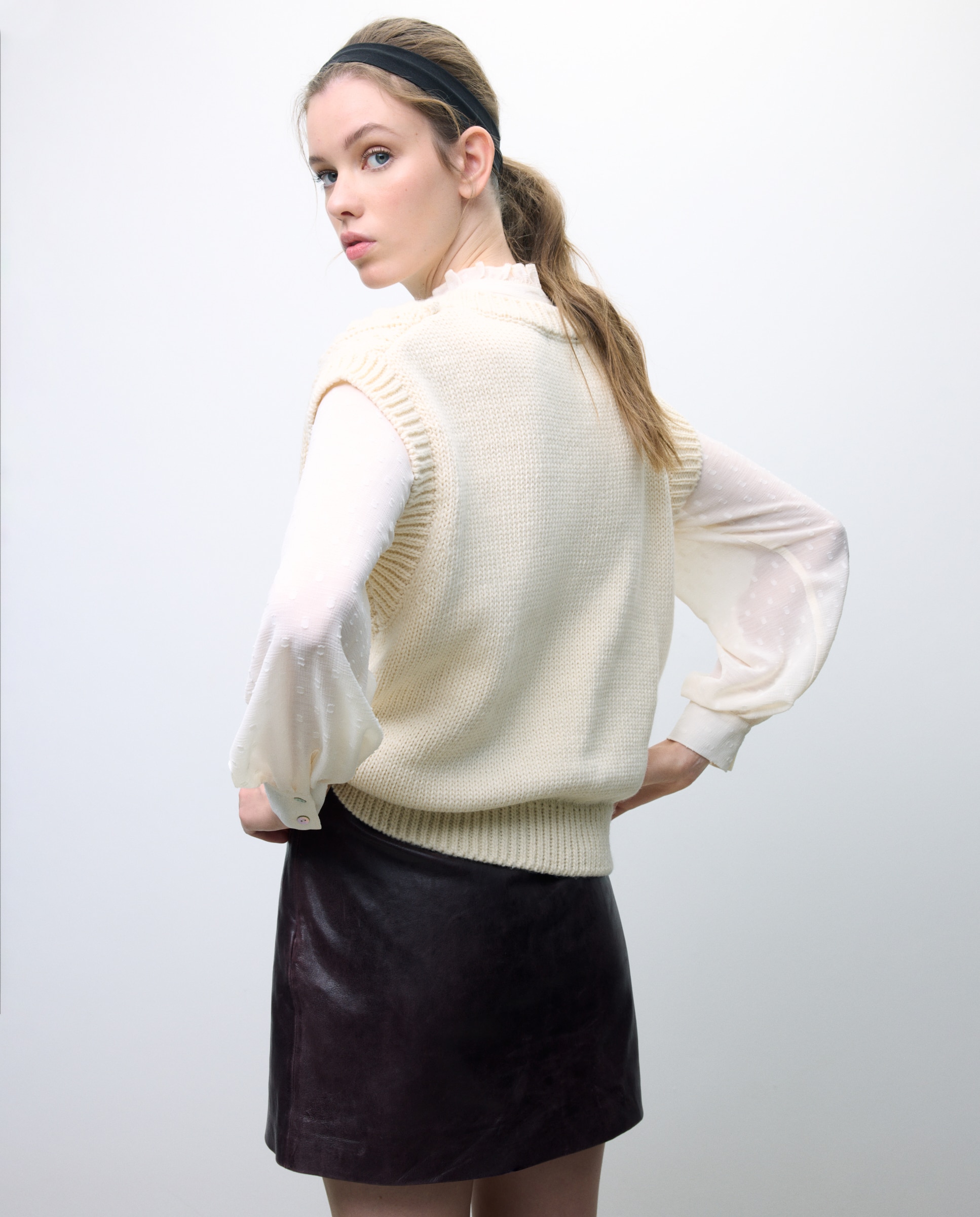 Colete de Malha do Cabo 120 Cru-2