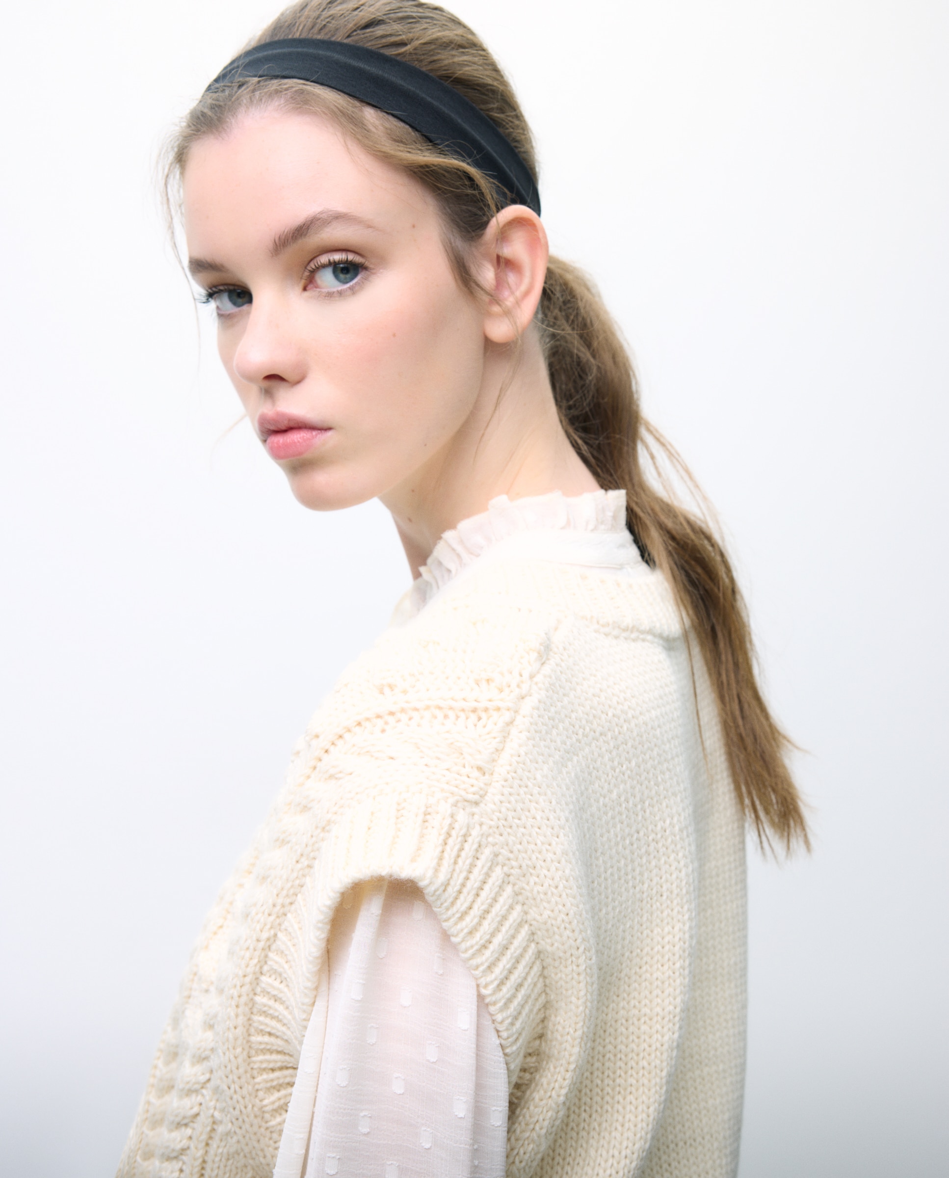 Colete de Malha do Cabo 120 Cru-4