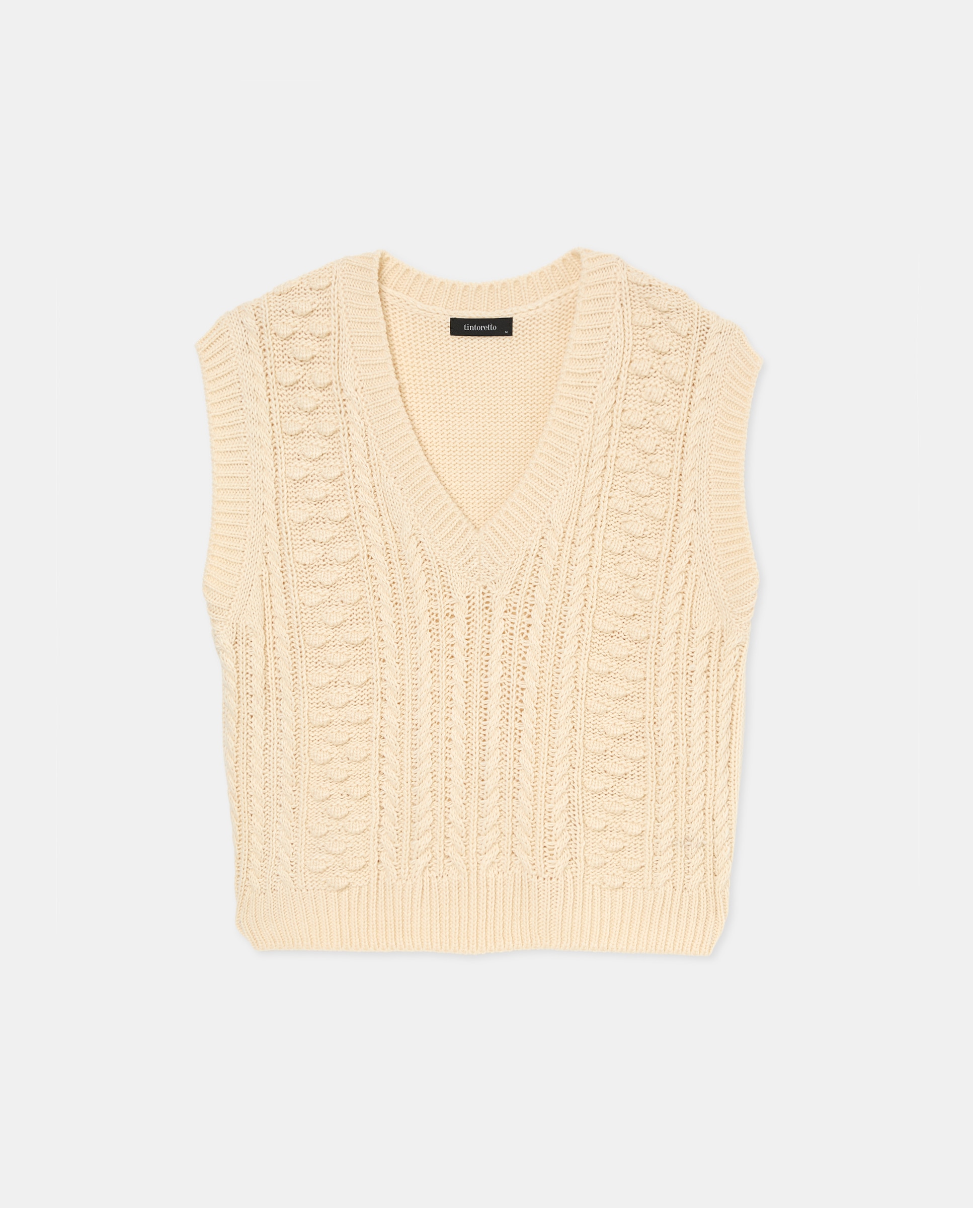 Colete de Malha do Cabo 120 Cru-5